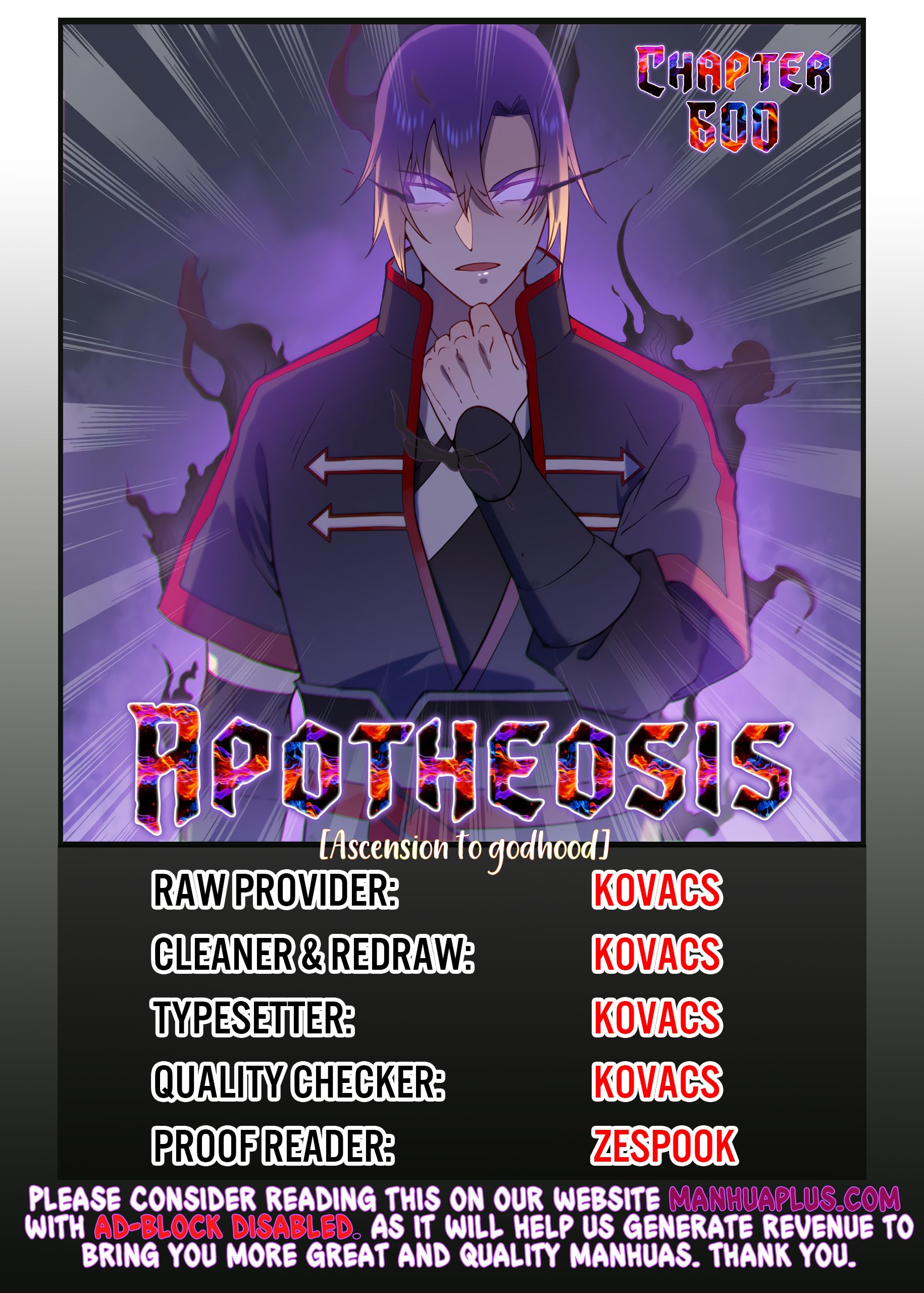 Apotheosis Chapter 600 - 1