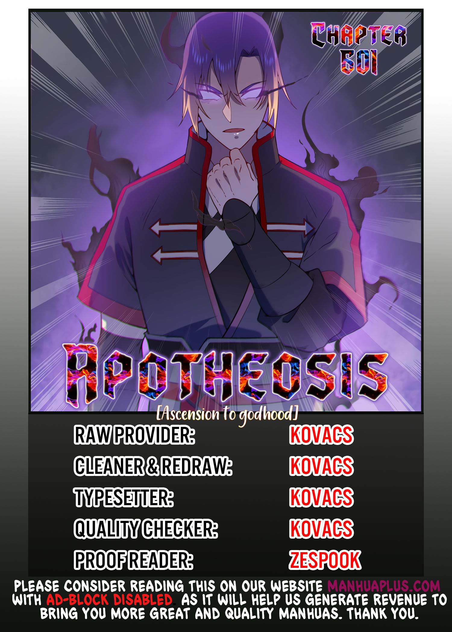 Apotheosis Chapter 601 - 1