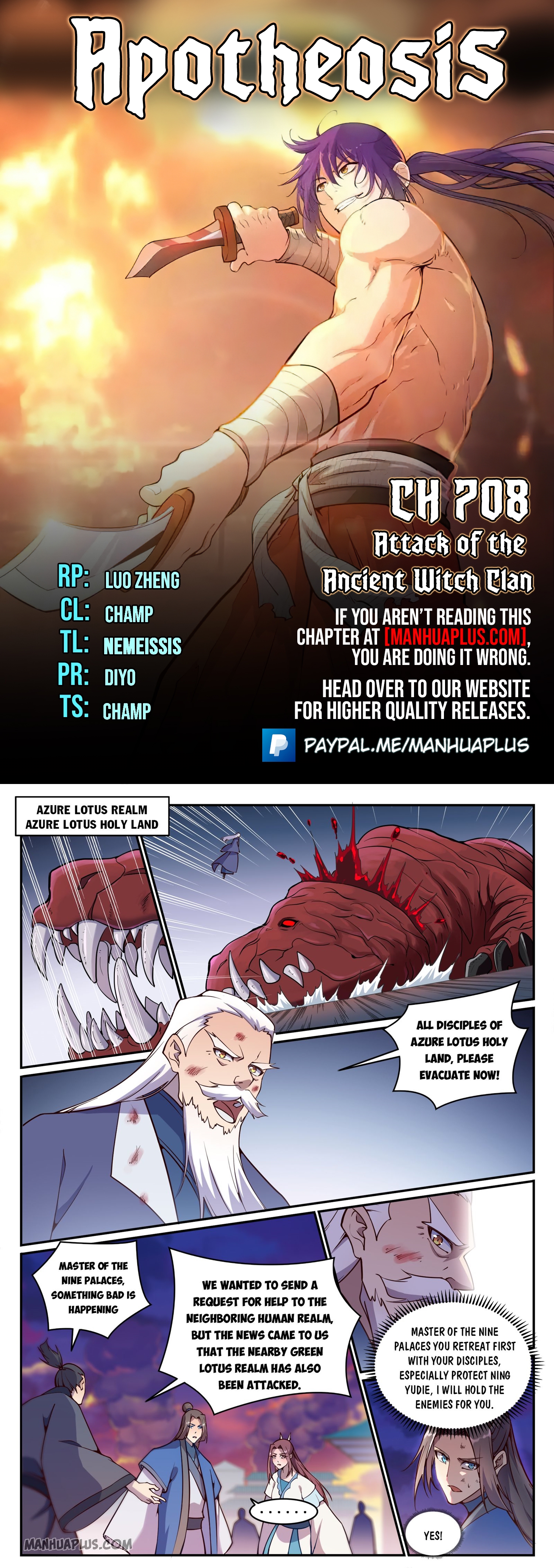 Apotheosis Chapter 708 - 1