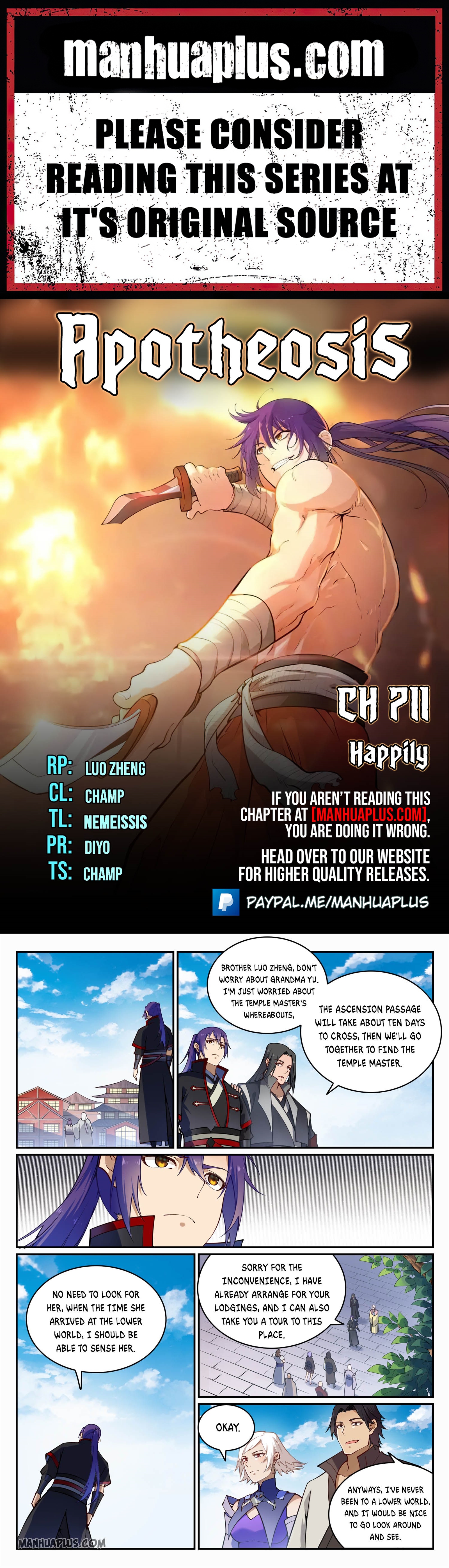 Apotheosis Chapter 711 - 1