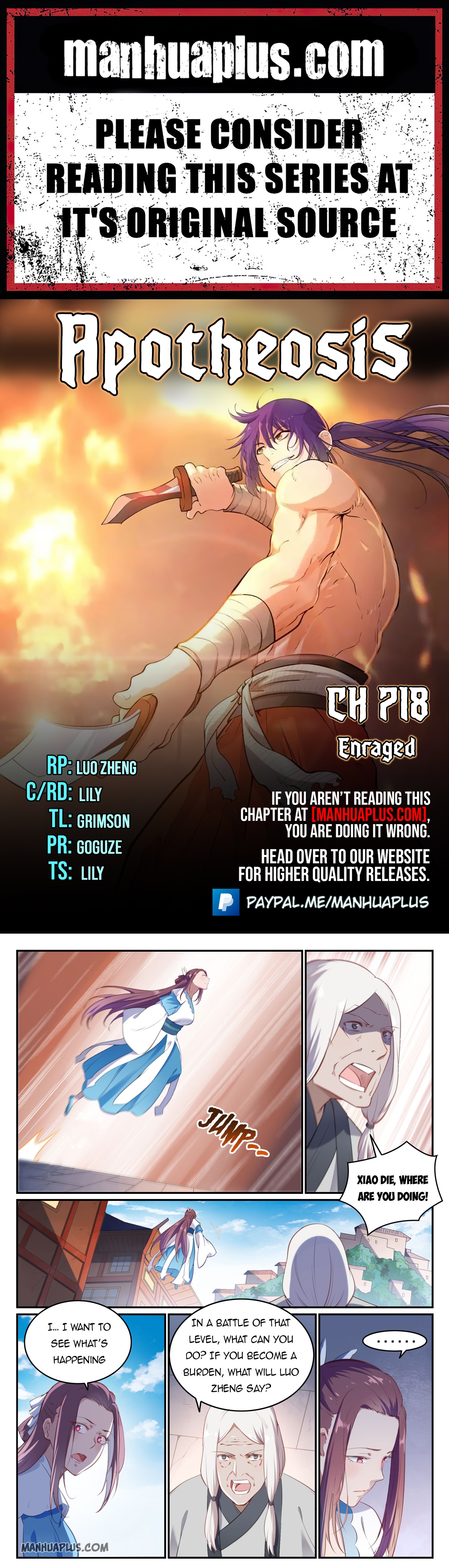 Apotheosis Chapter 718 - 1