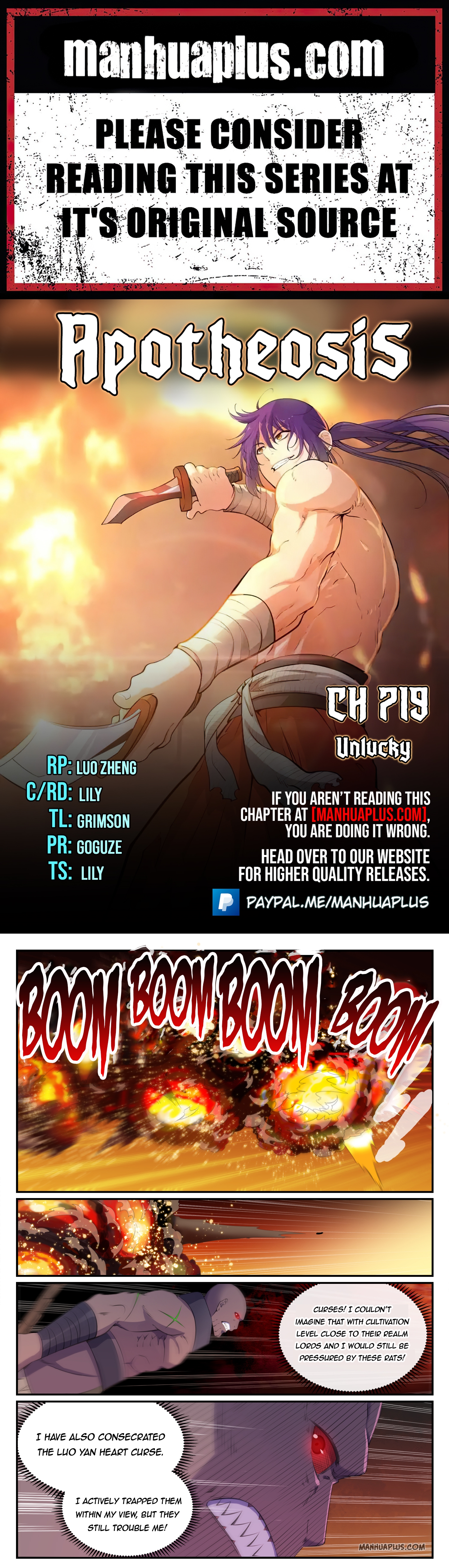 Apotheosis Chapter 719 - 1