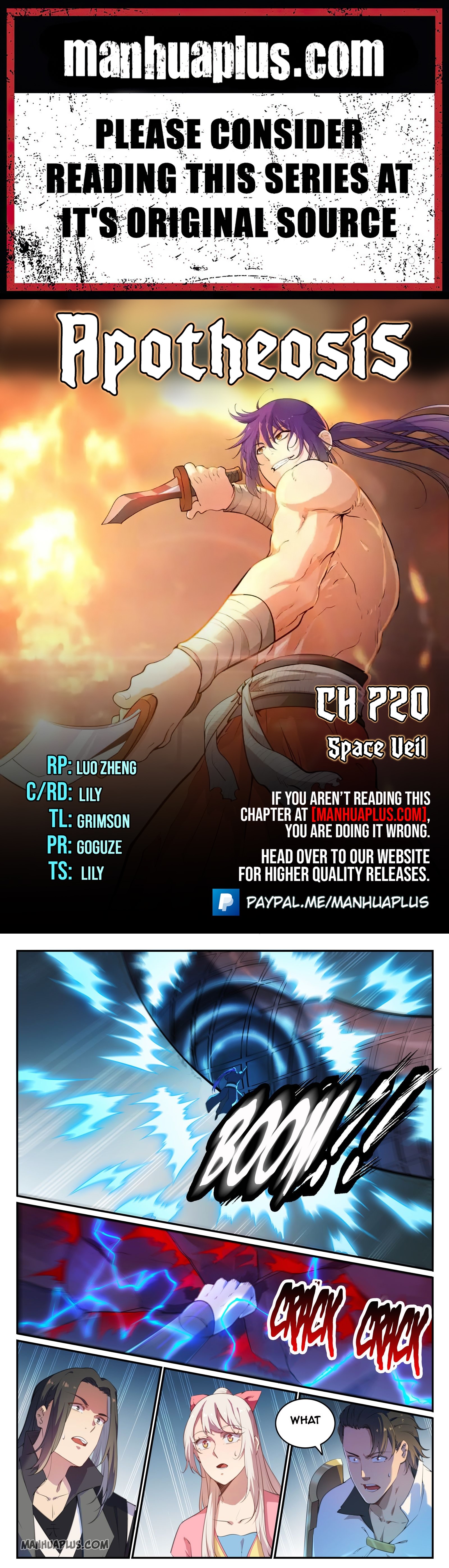 Apotheosis Chapter 720 - 1