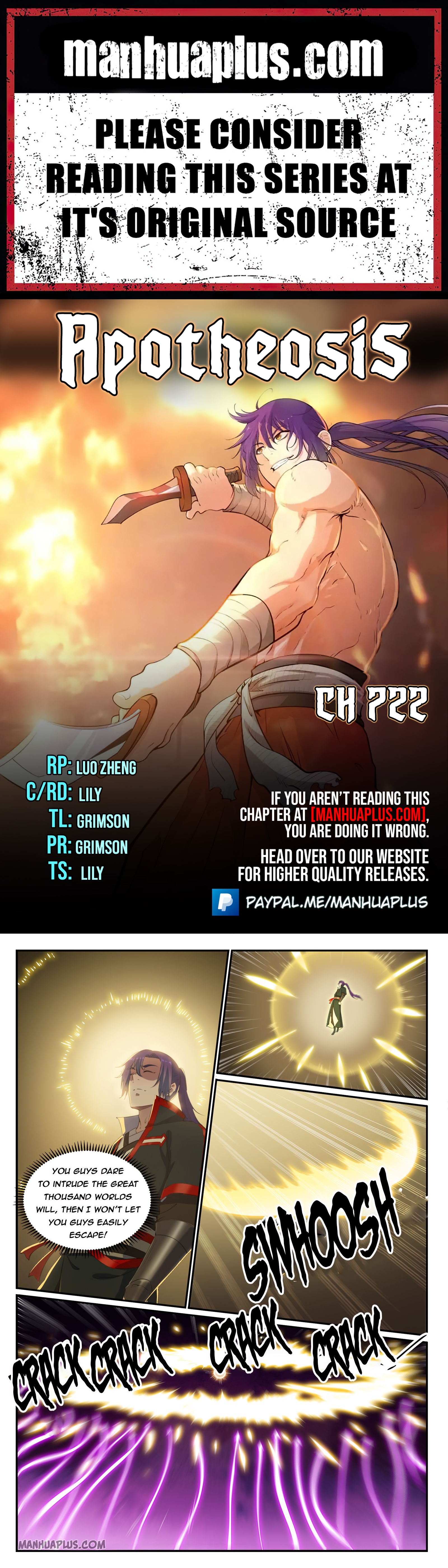 Apotheosis Chapter 722 - 1