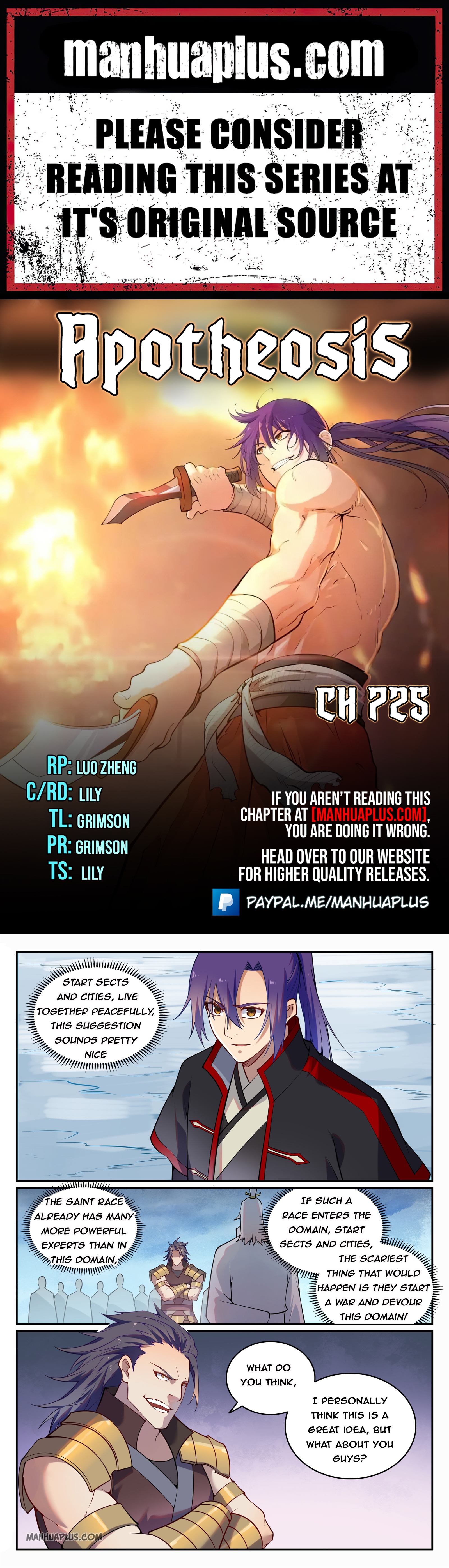 Apotheosis Chapter 725 - 1