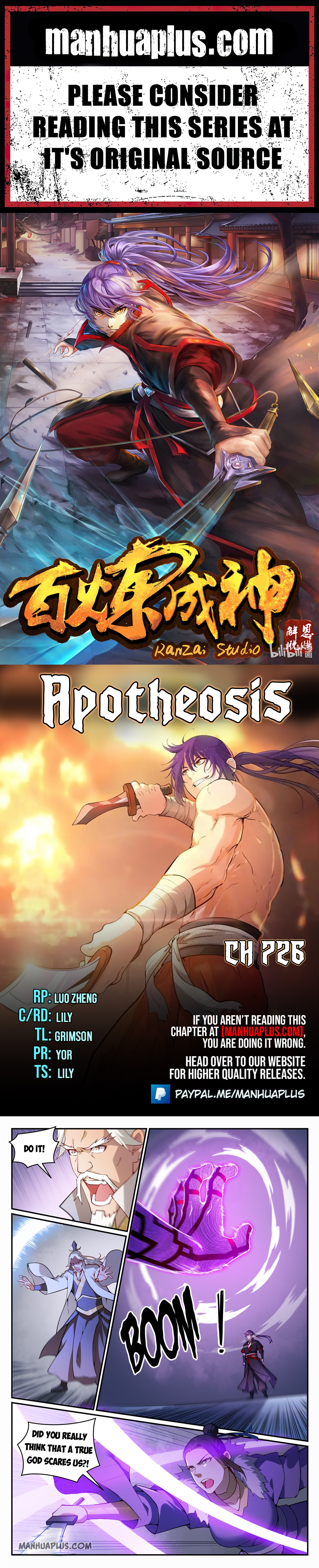 Apotheosis Chapter 726 - 1
