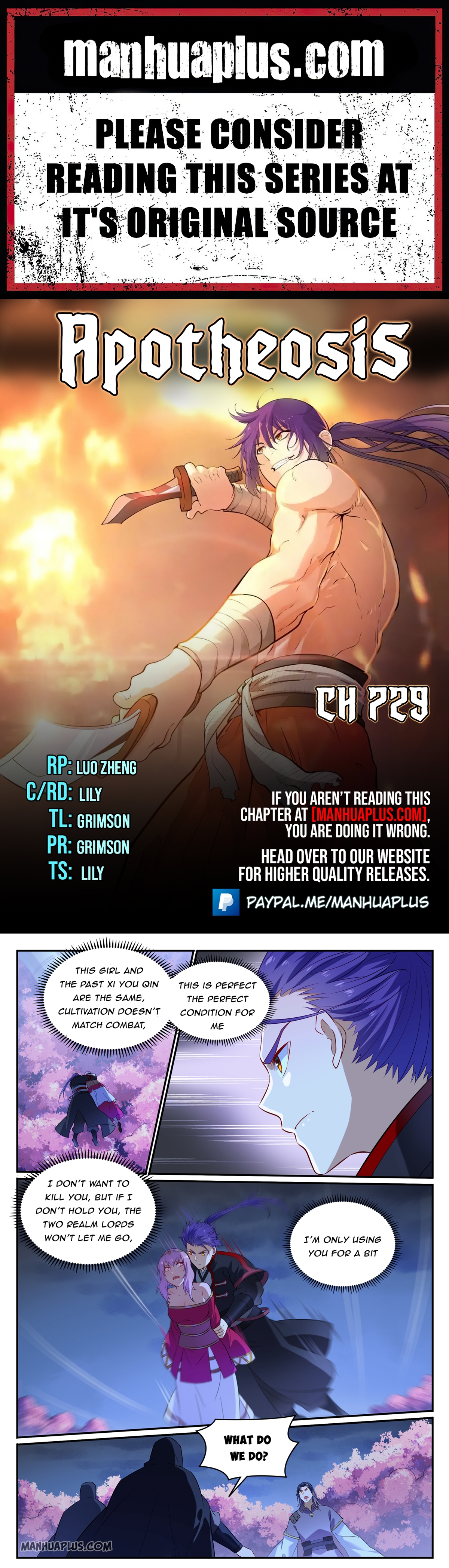 Apotheosis Chapter 729 - 1