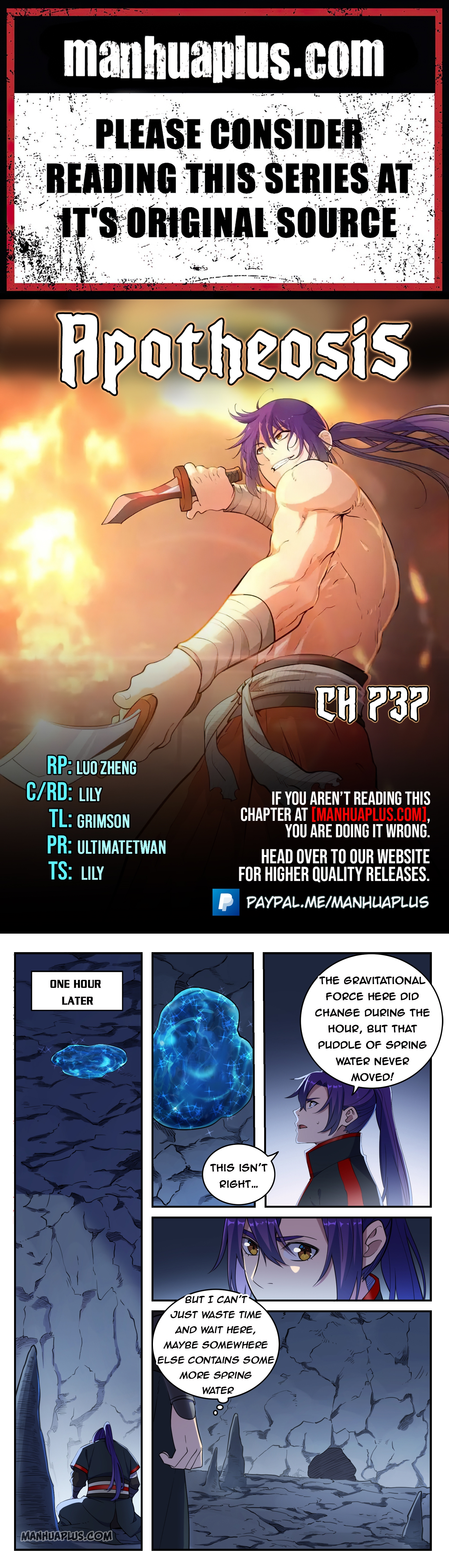 Apotheosis Chapter 737 - 1