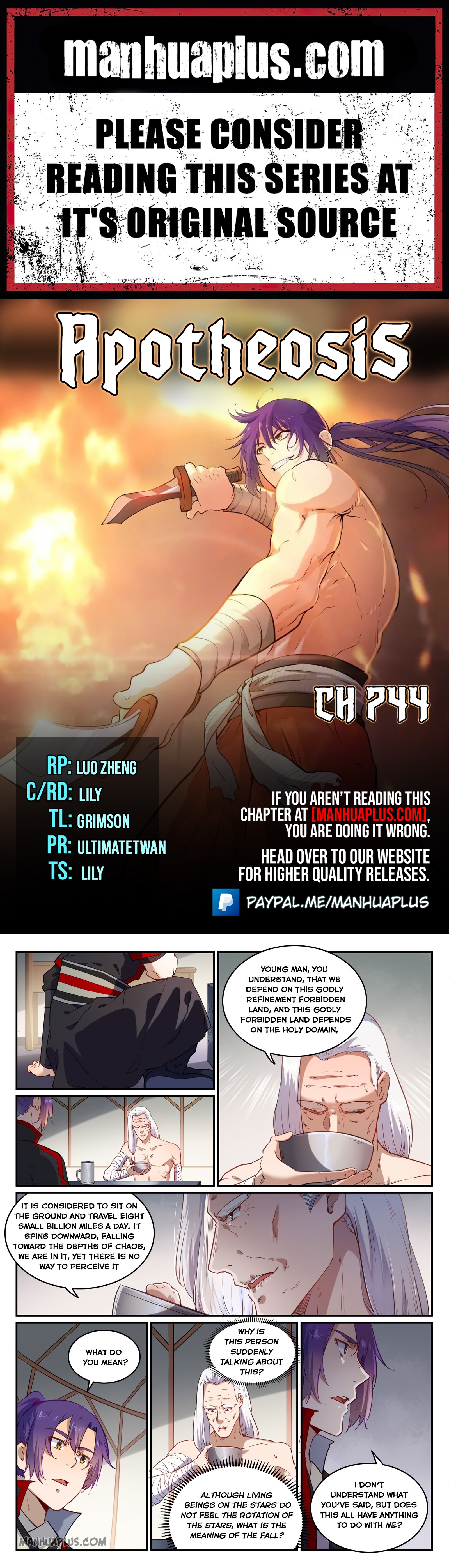 Apotheosis Chapter 744 - 1