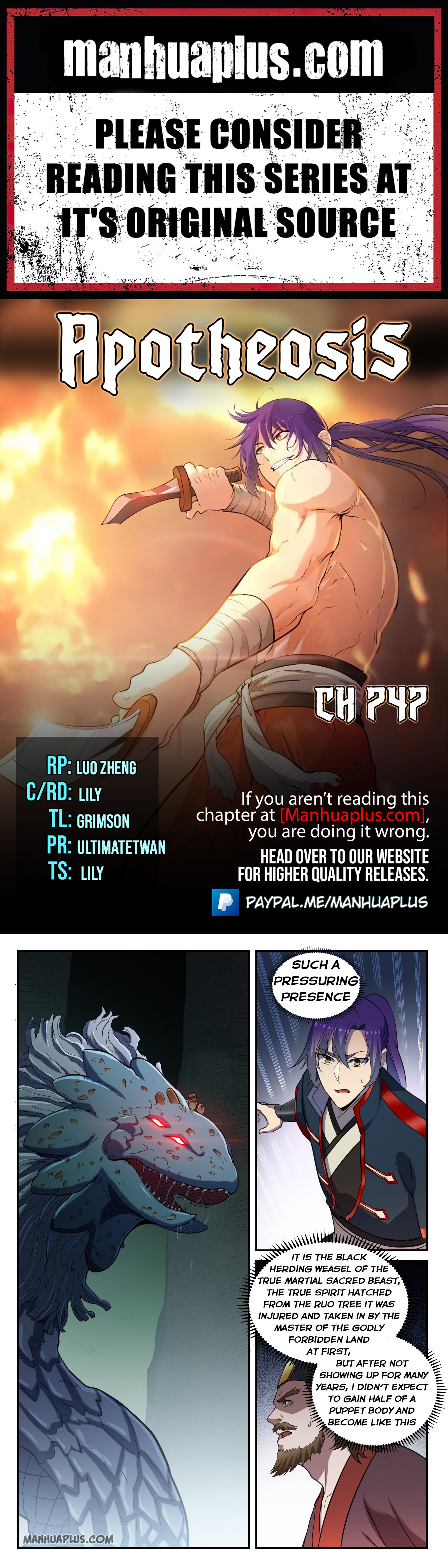 Apotheosis Chapter 747 - 1
