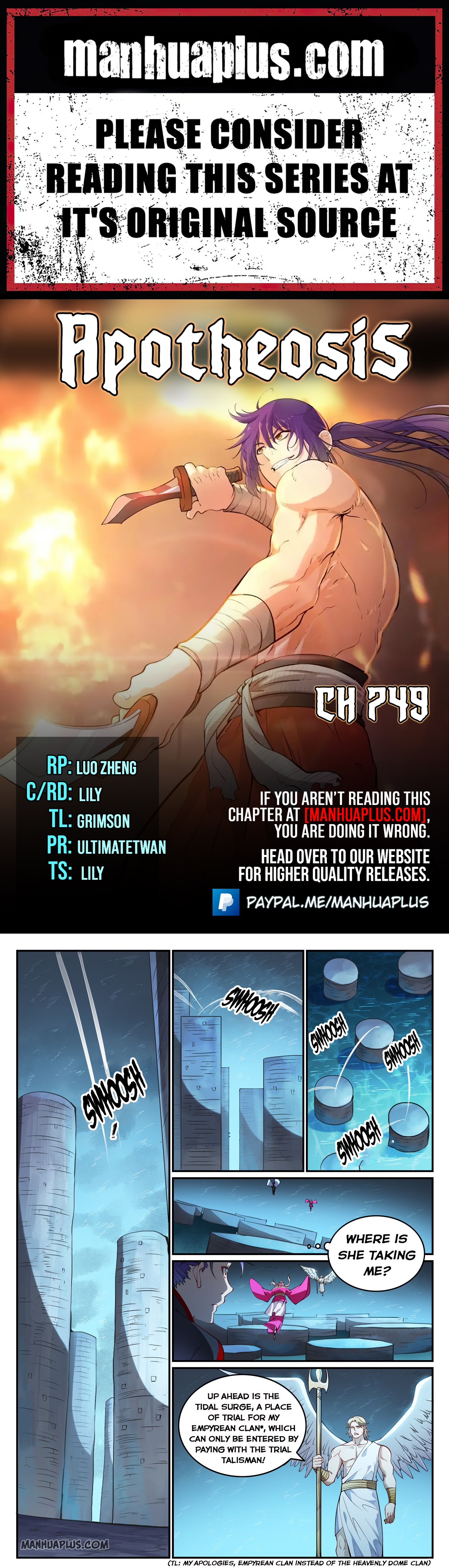 Apotheosis Chapter 749 - 1