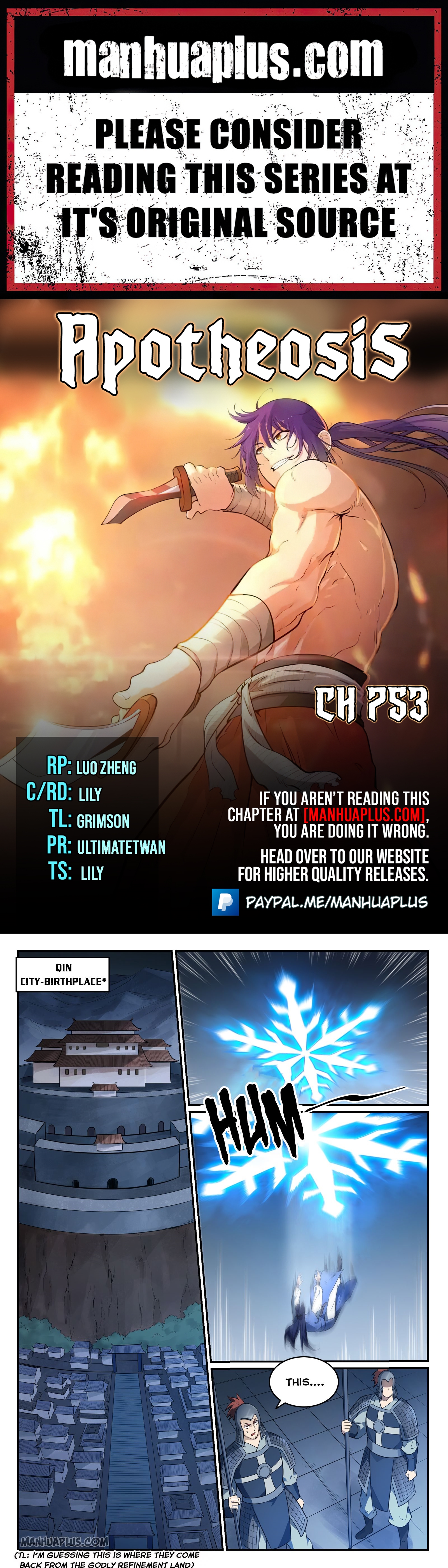 Apotheosis Chapter 753 - 1