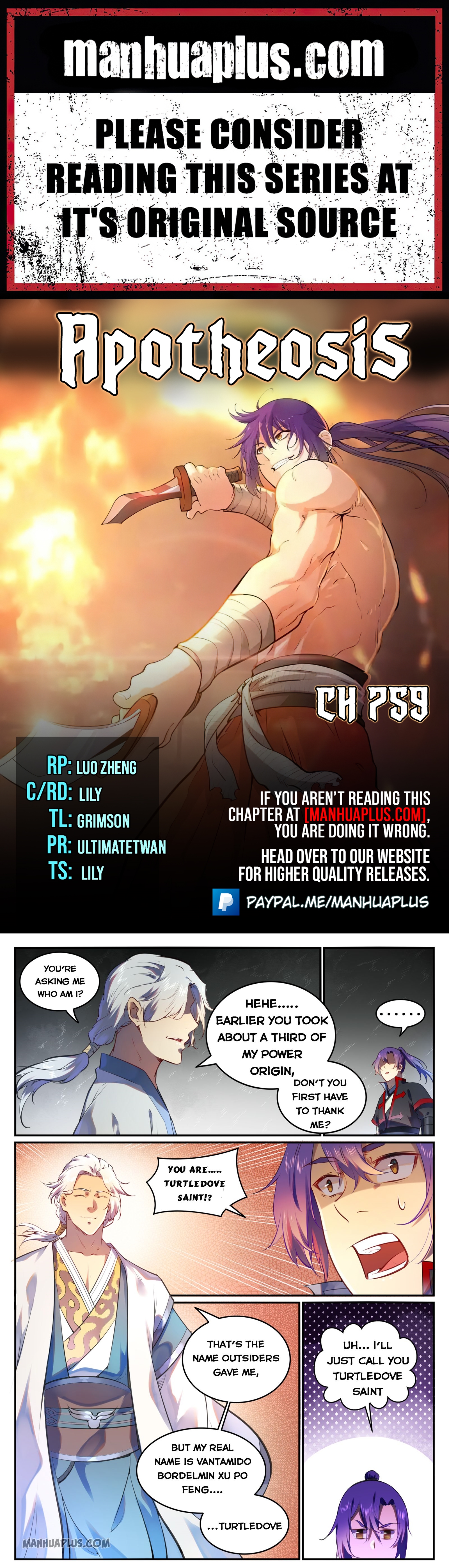 Apotheosis Chapter 759 - 1
