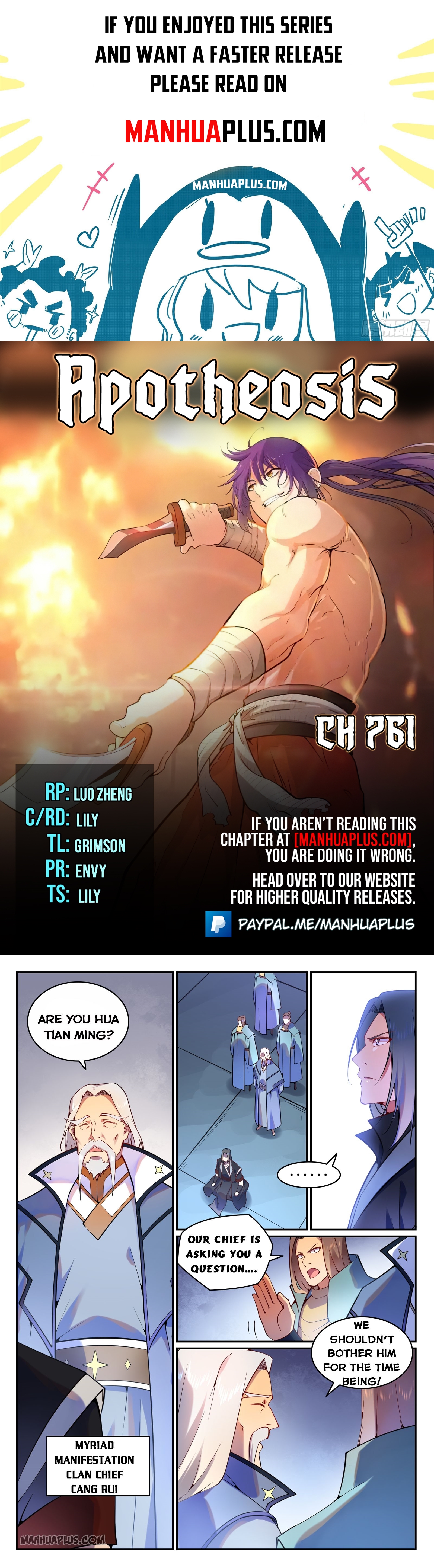 Apotheosis Chapter 761 - 1
