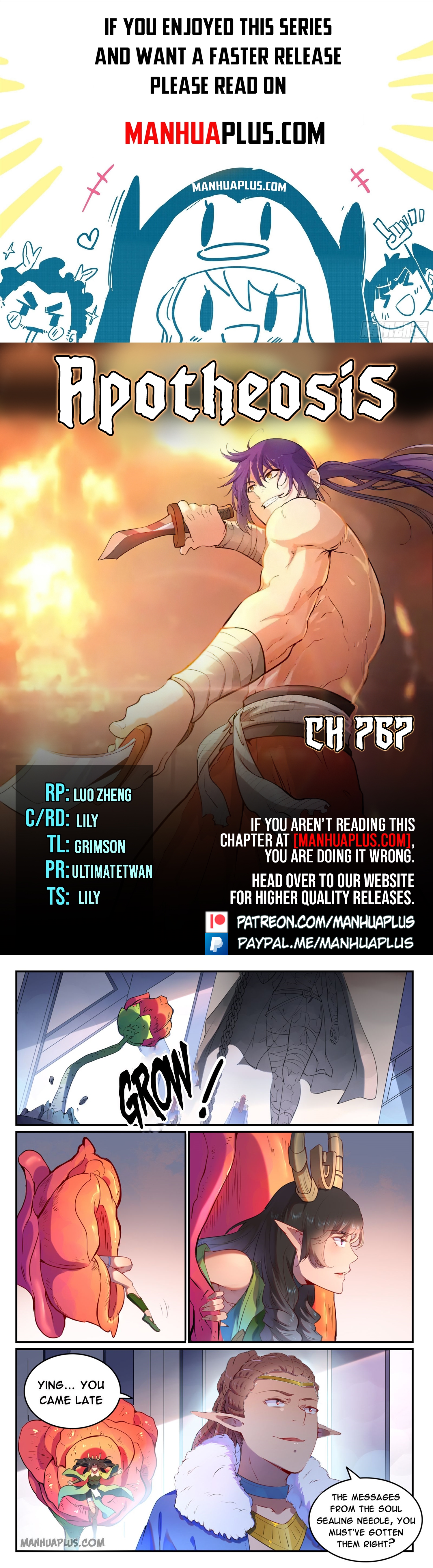 Apotheosis Chapter 767 - 1