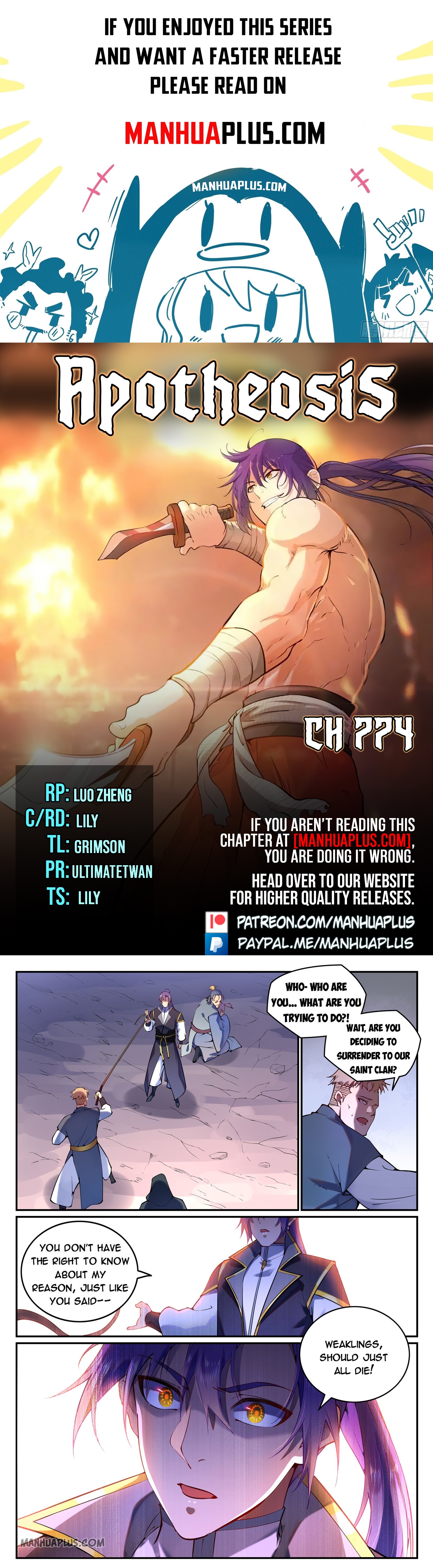 Apotheosis Chapter 774 - 1
