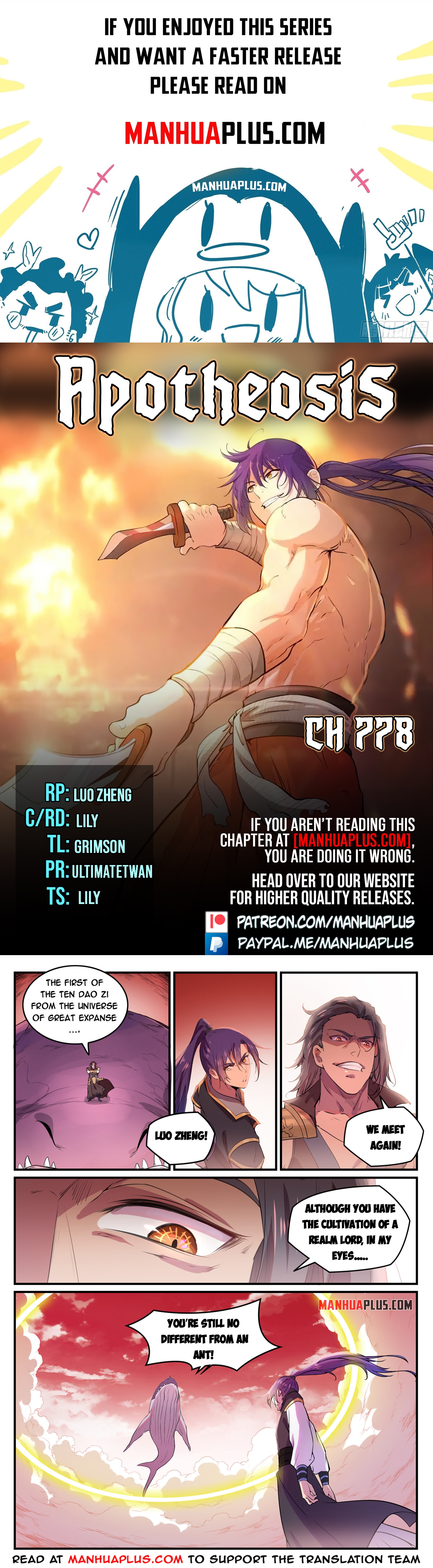 Apotheosis Chapter 778 - 1