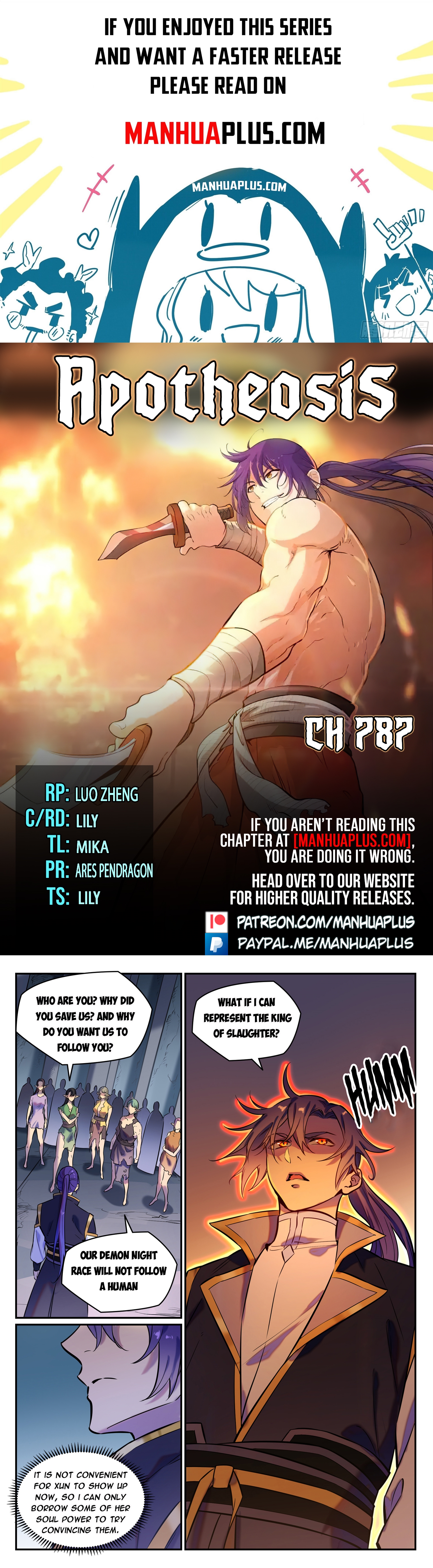 Apotheosis Chapter 787 - 1