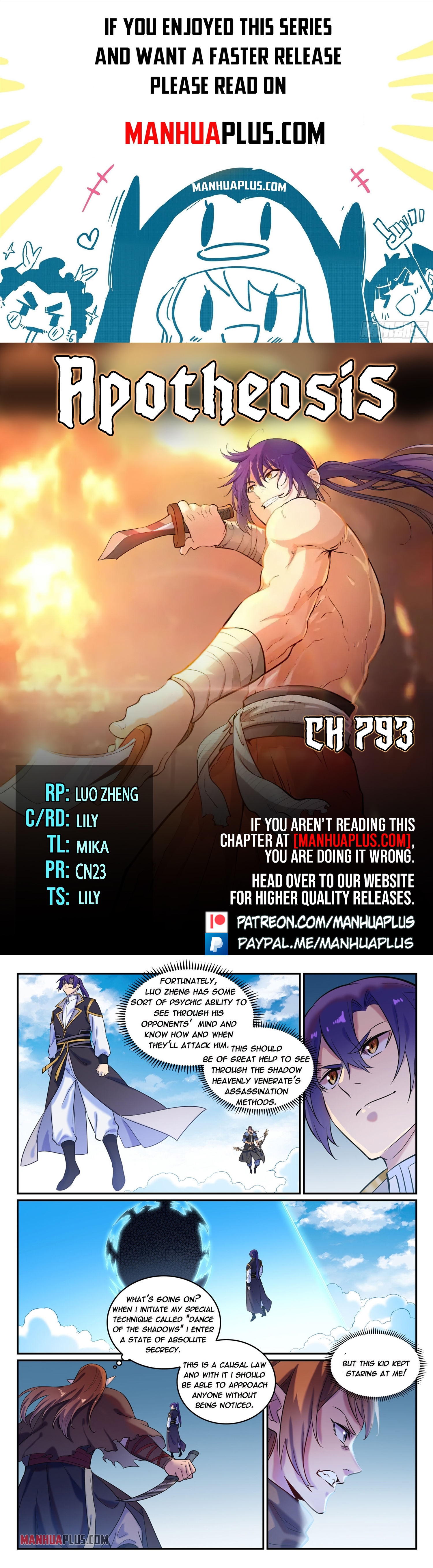 Apotheosis Chapter 793 - 1