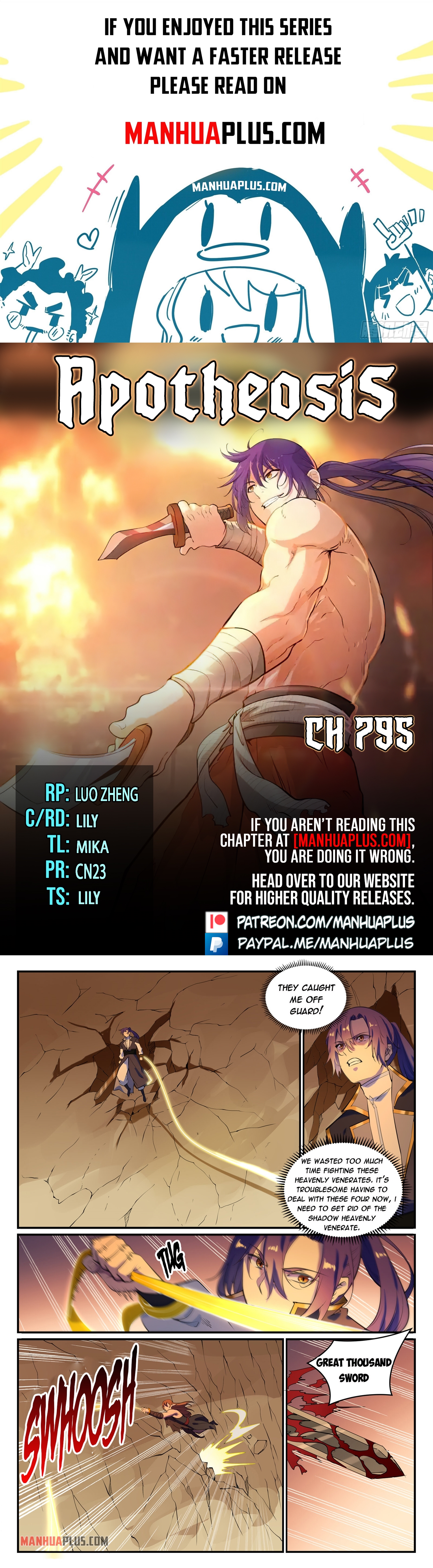 Apotheosis Chapter 795 - 1