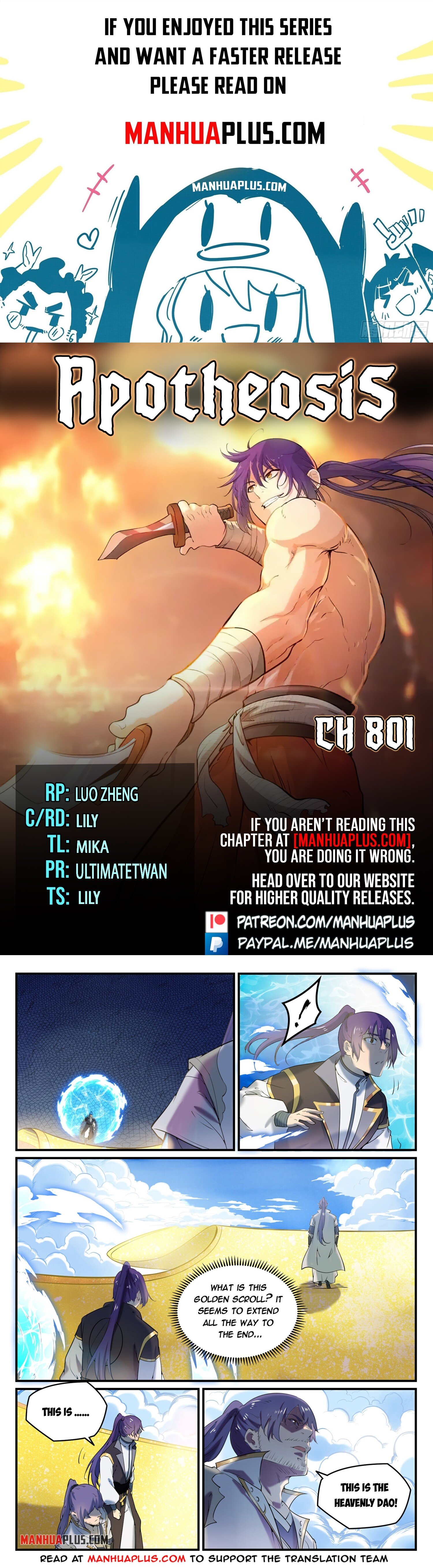 Apotheosis Chapter 801 - 1