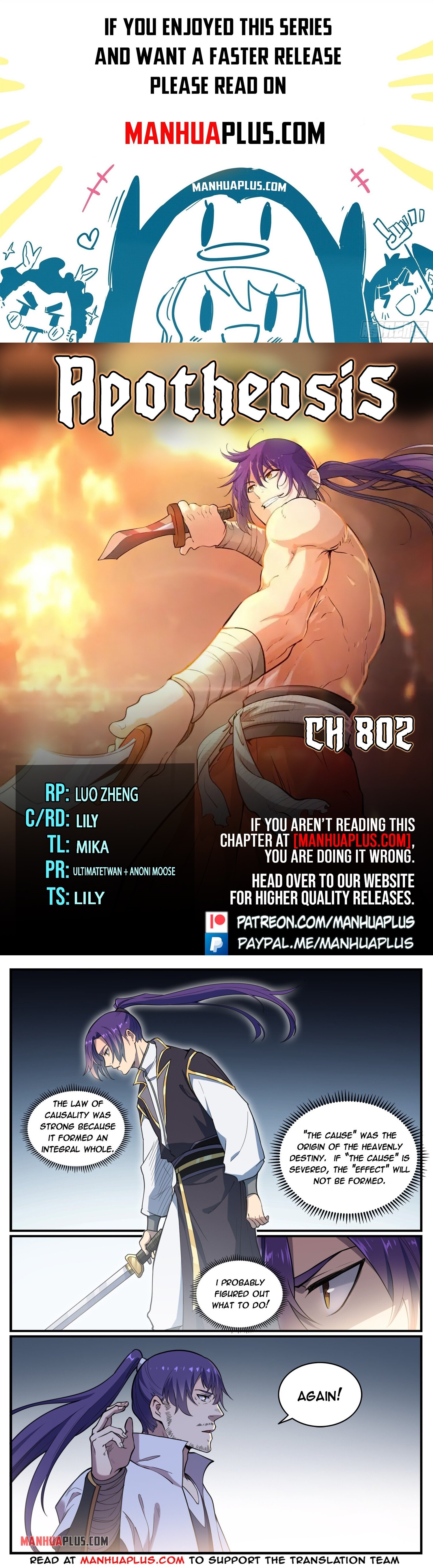 Apotheosis Chapter 802 - 1