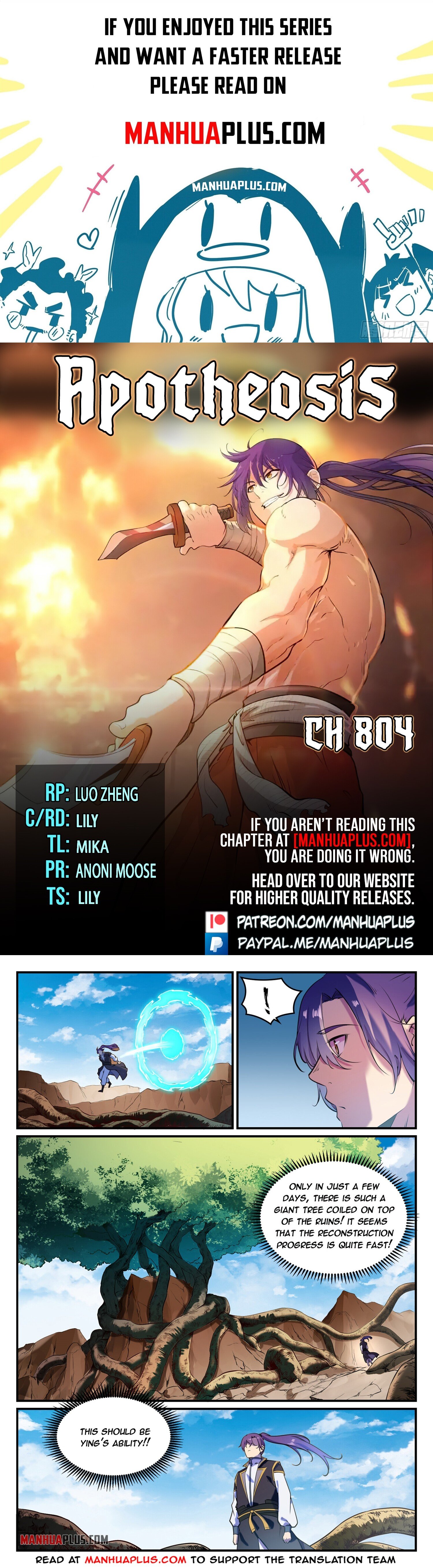 Apotheosis Chapter 804 - 1