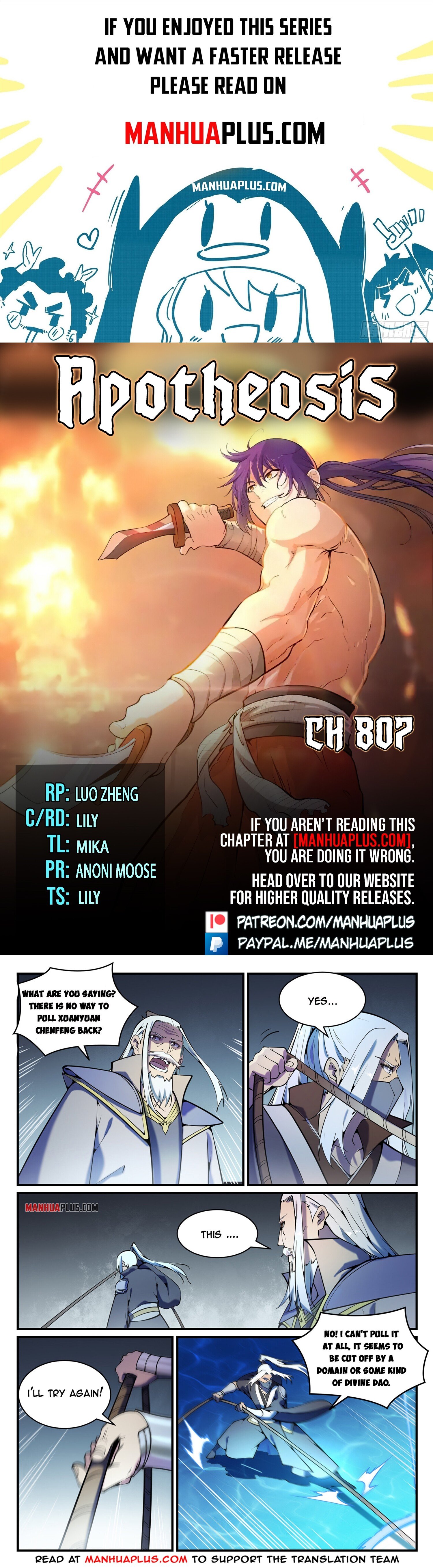 Apotheosis Chapter 807 - 1