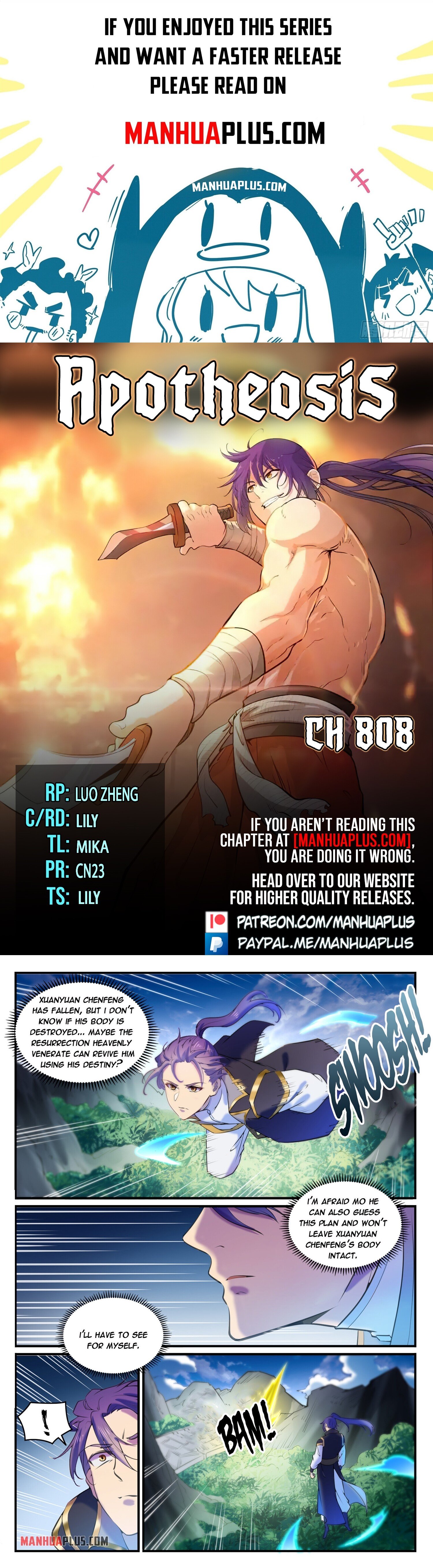 Apotheosis Chapter 808 - 1