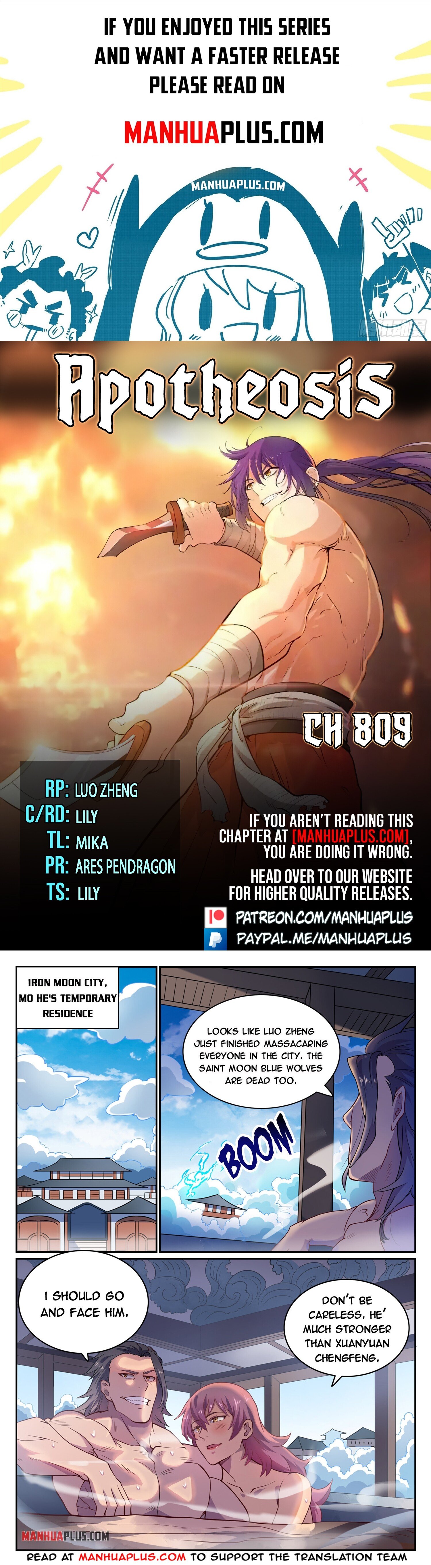 Apotheosis Chapter 809 - 1