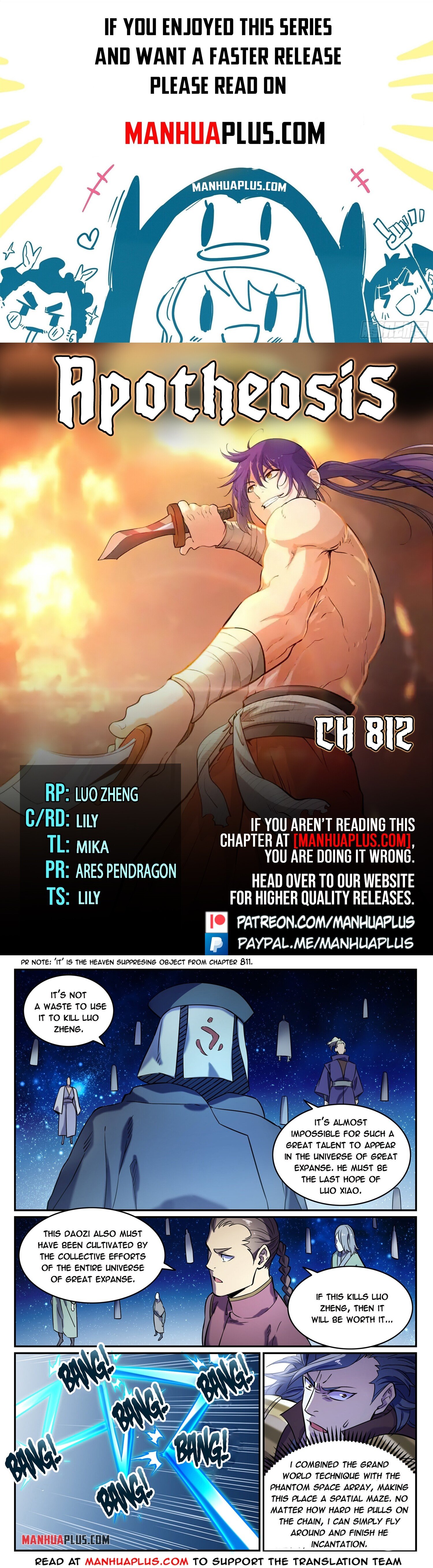 Apotheosis Chapter 812 - 1