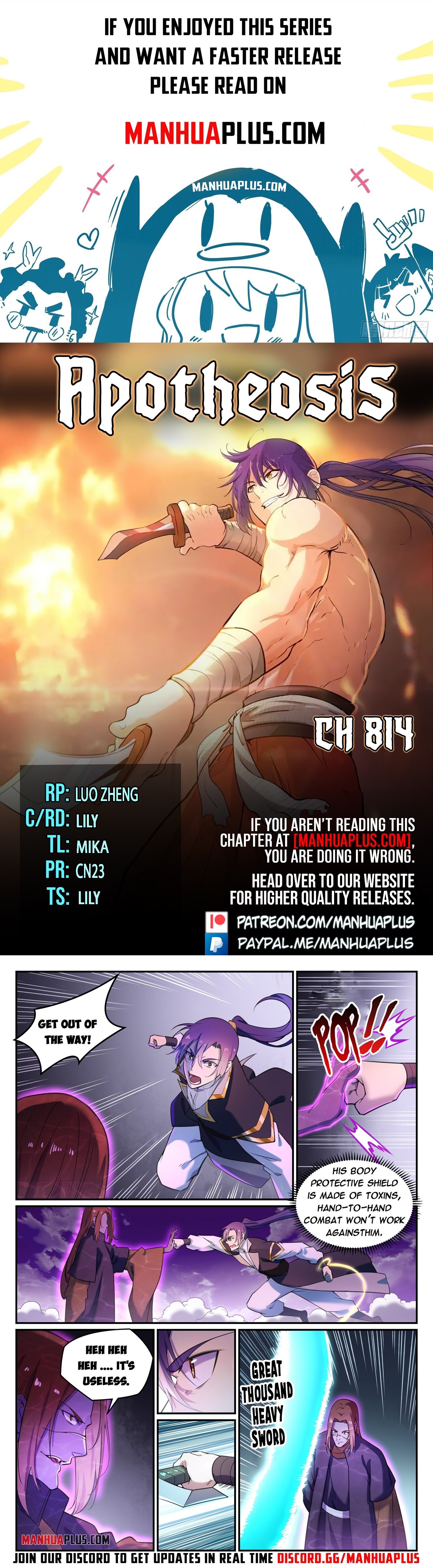Apotheosis Chapter 814 - 1