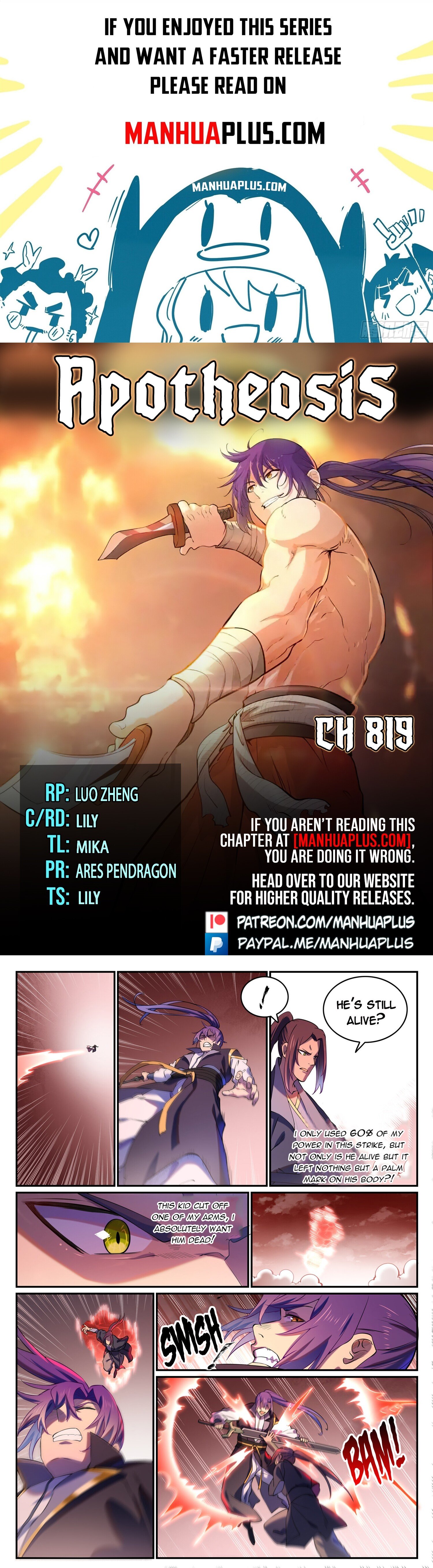 Apotheosis Chapter 819 - 1