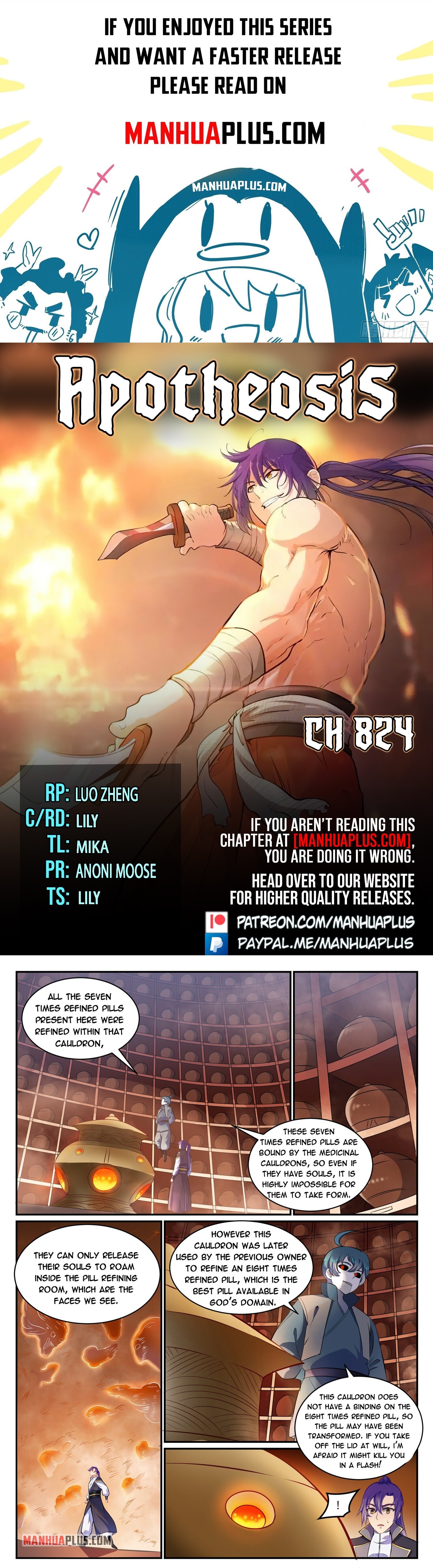 Apotheosis Chapter 824 - 1