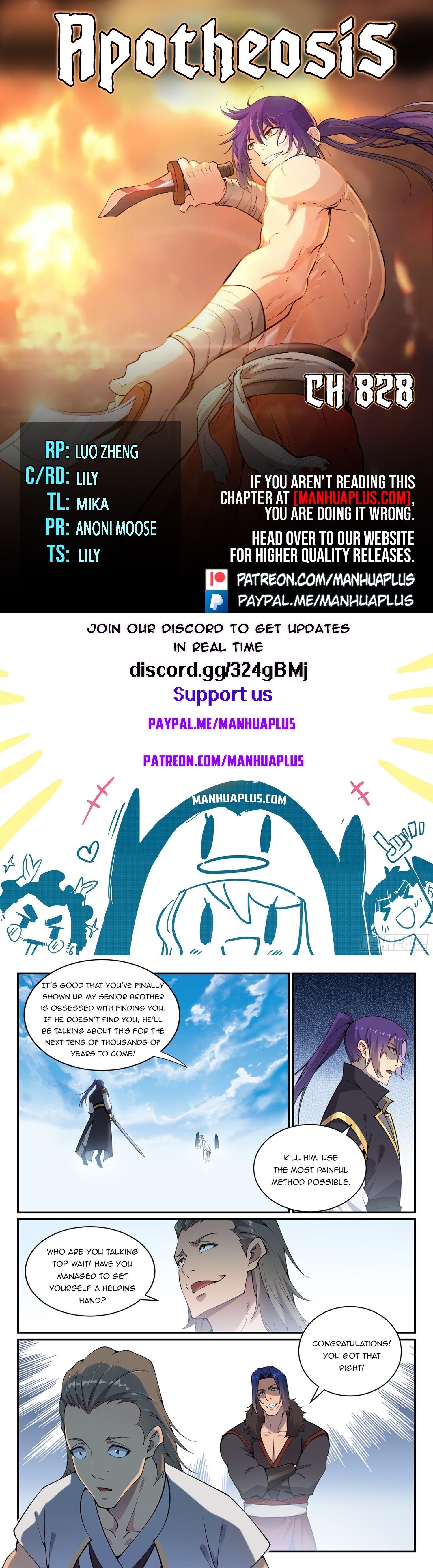Apotheosis Chapter 828 - 1