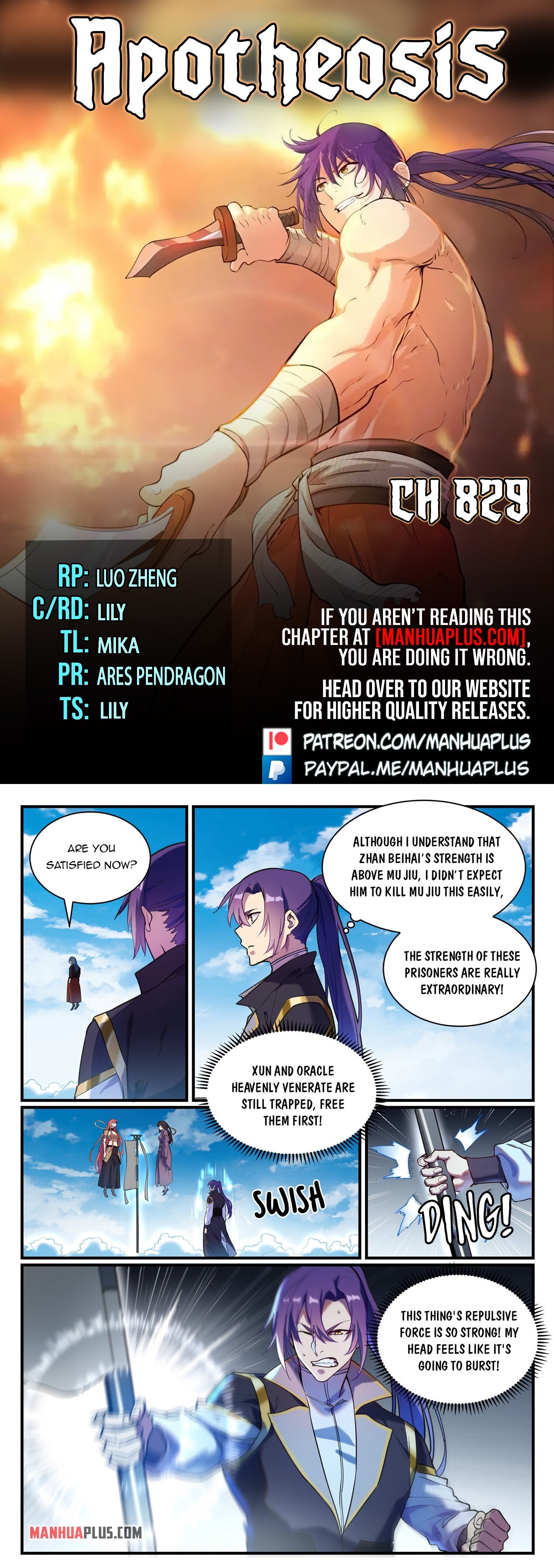 Apotheosis Chapter 829 - 1