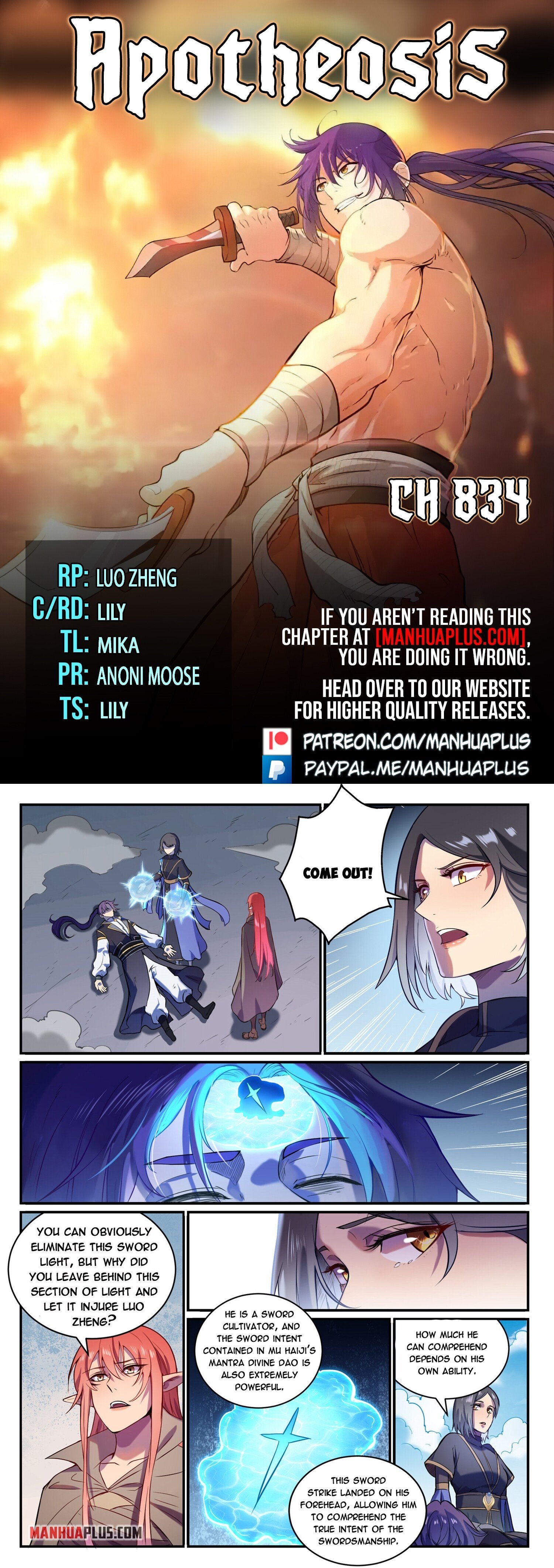Apotheosis Chapter 834 - 1