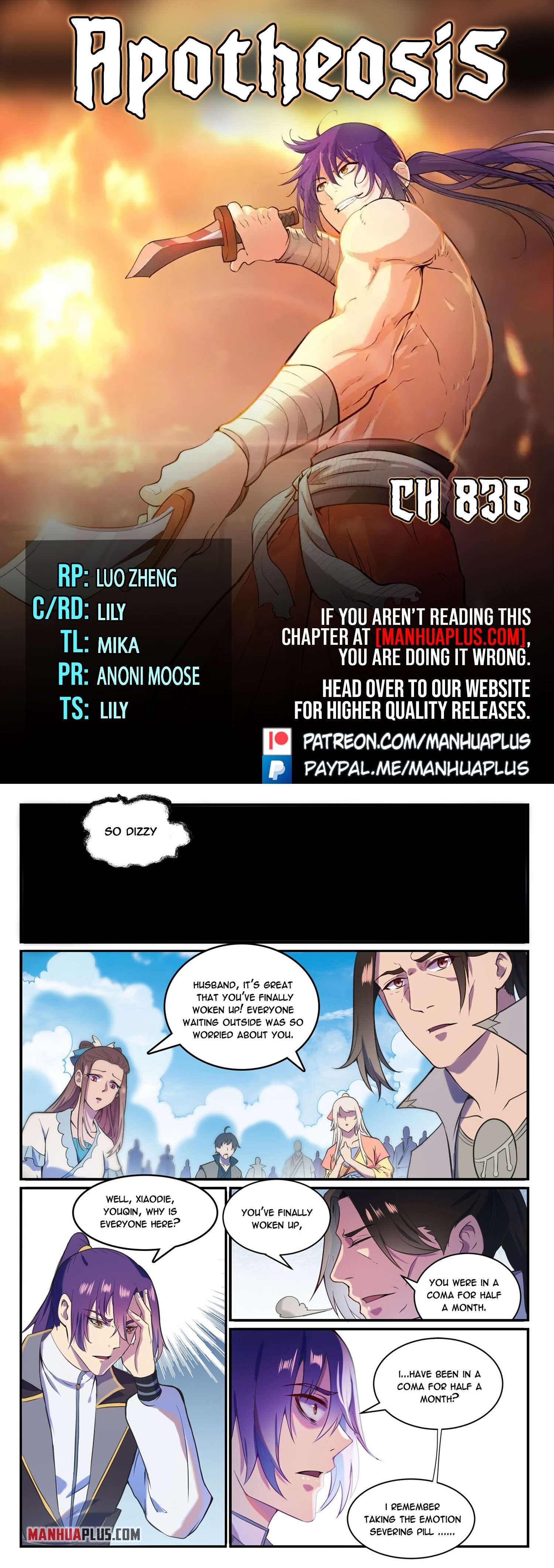 Apotheosis Chapter 836 - 1