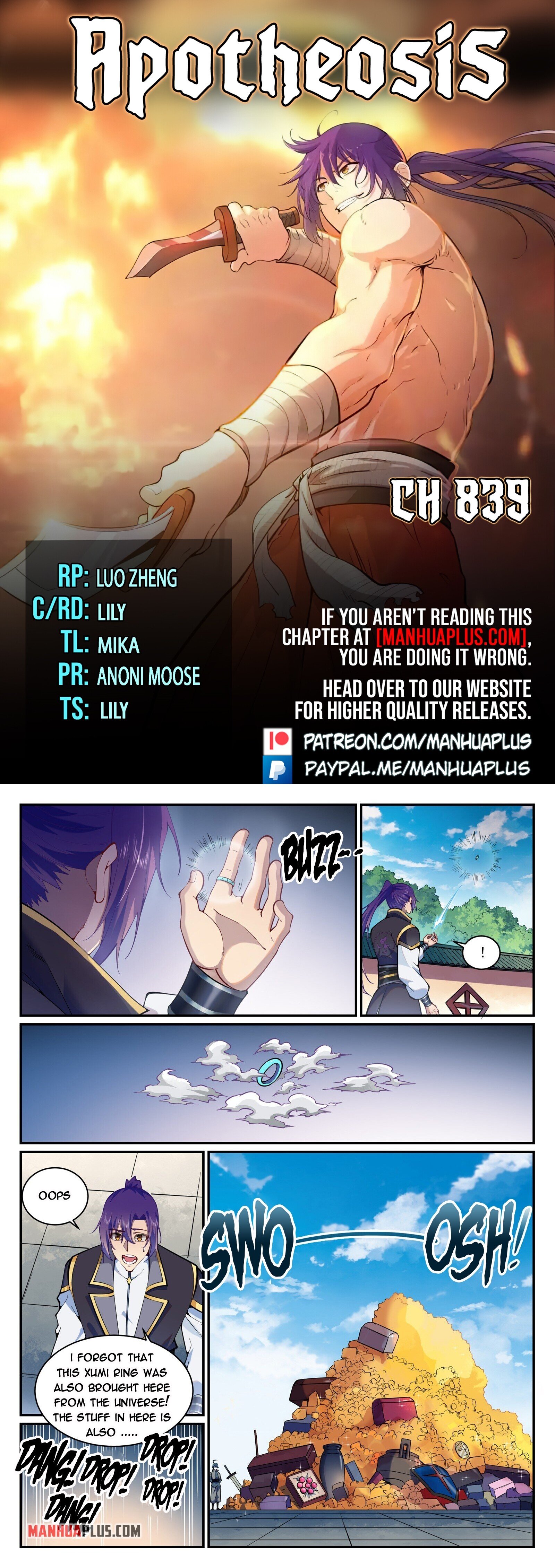 Apotheosis Chapter 839 - 1