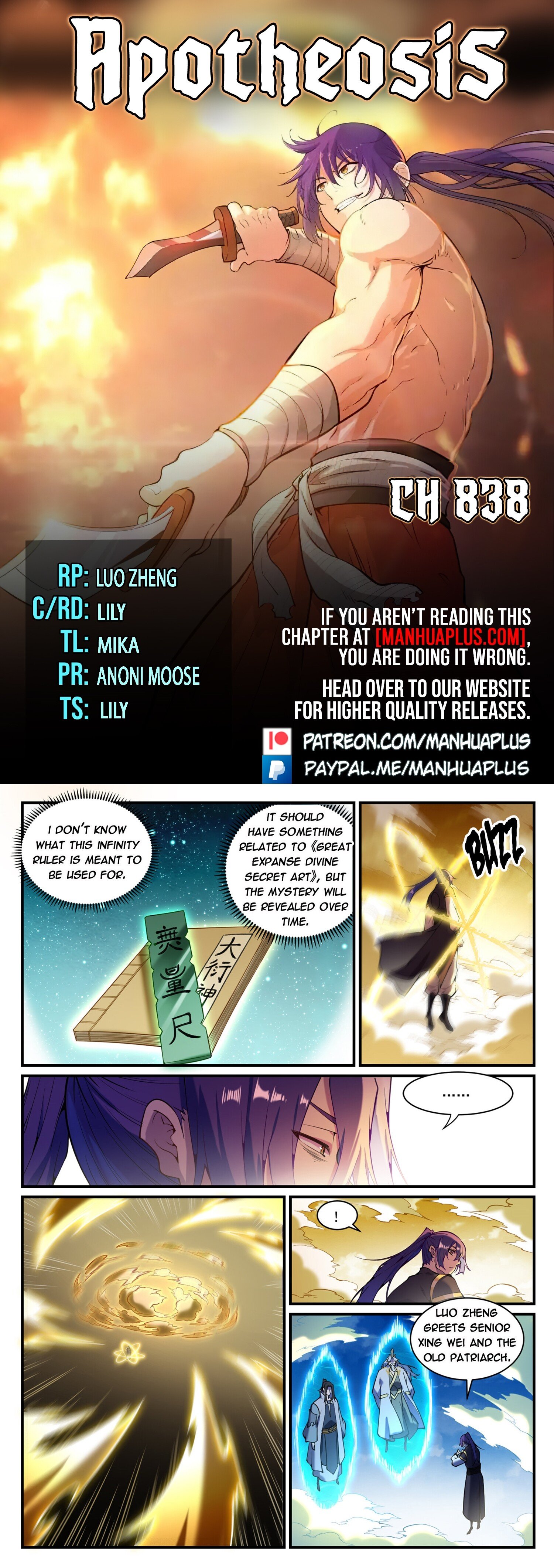 Apotheosis Chapter 838 - 1