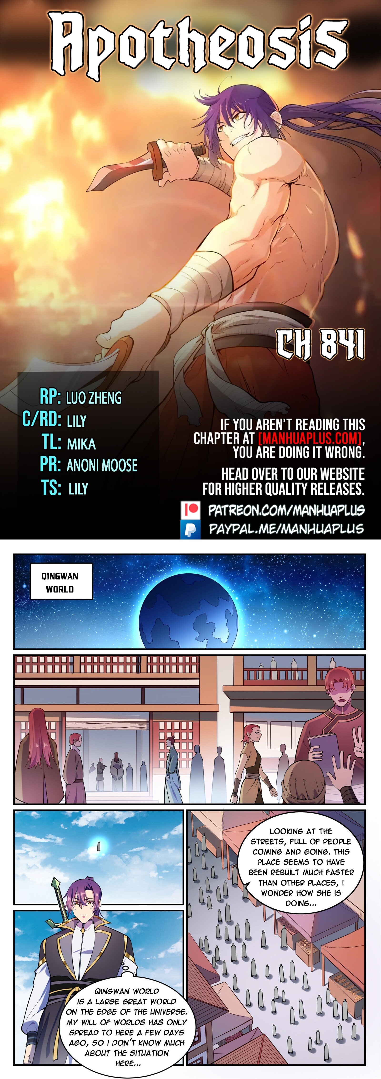 Apotheosis Chapter 841 - 1