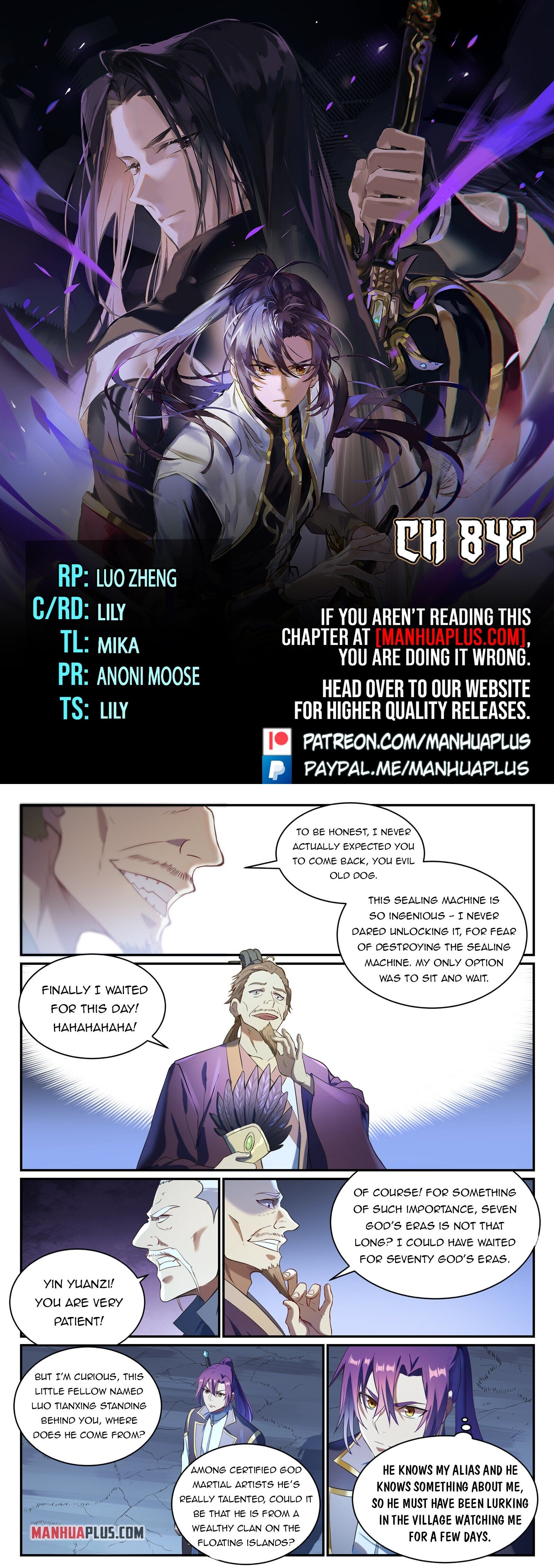 Apotheosis Chapter 847 - 1