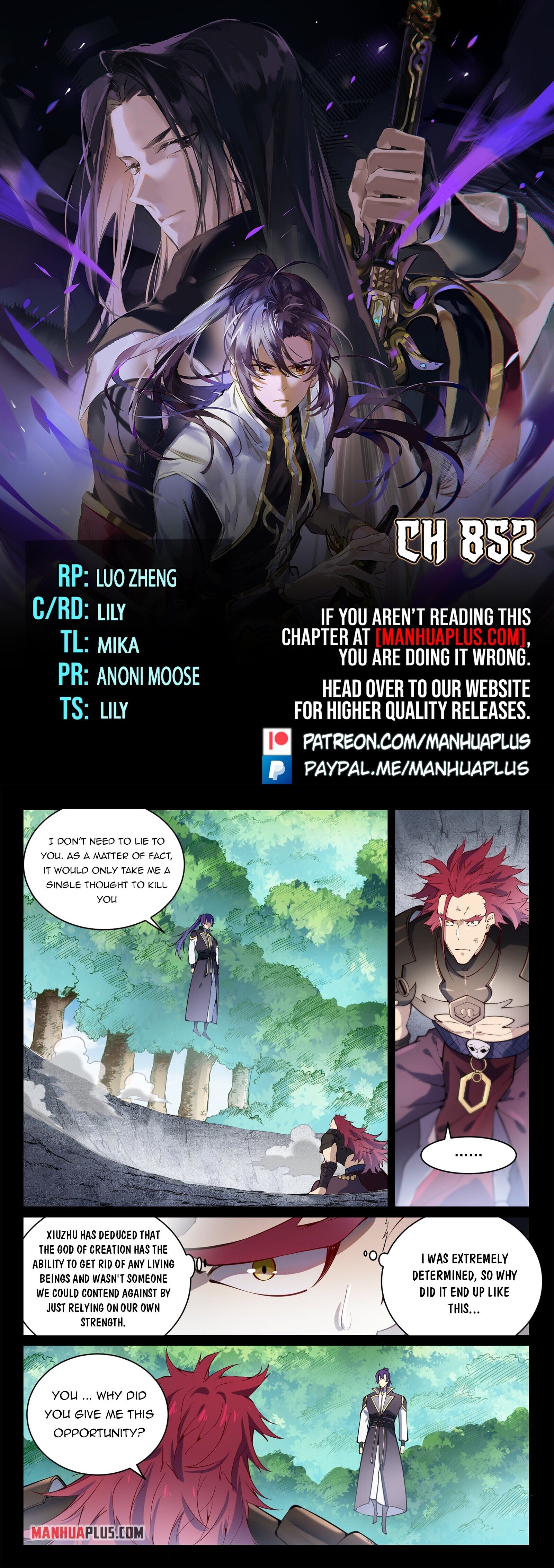 Apotheosis Chapter 852 - 1
