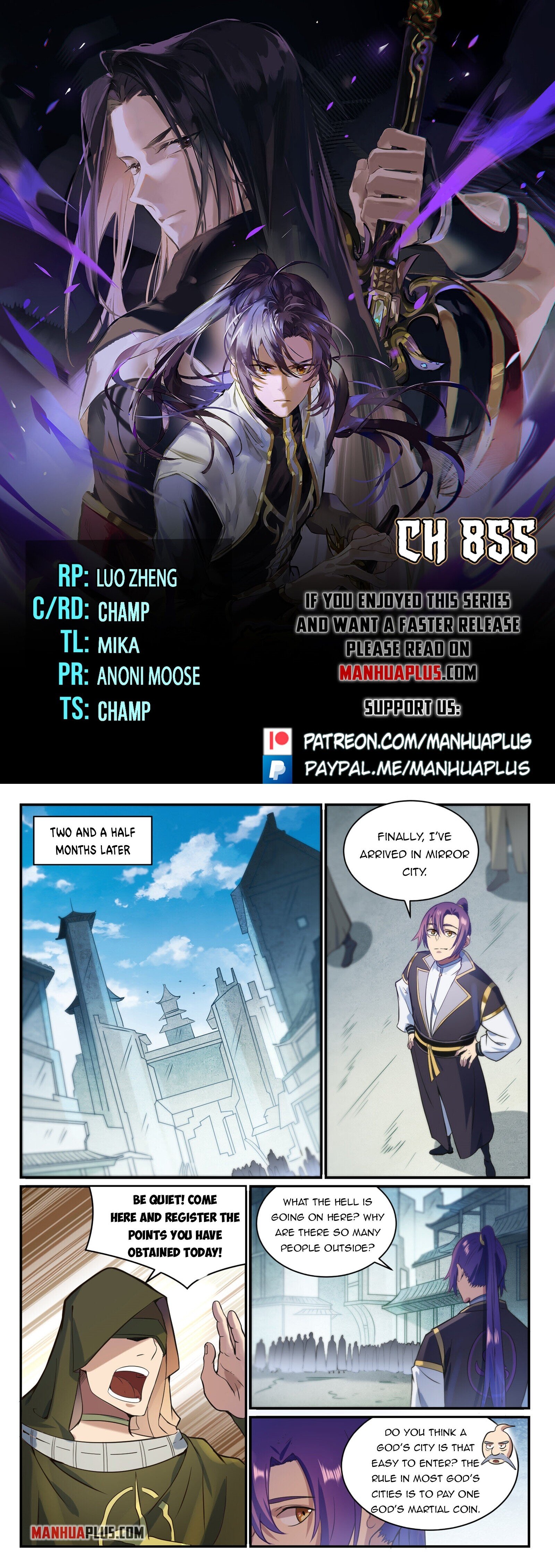 Apotheosis Chapter 855 - 1