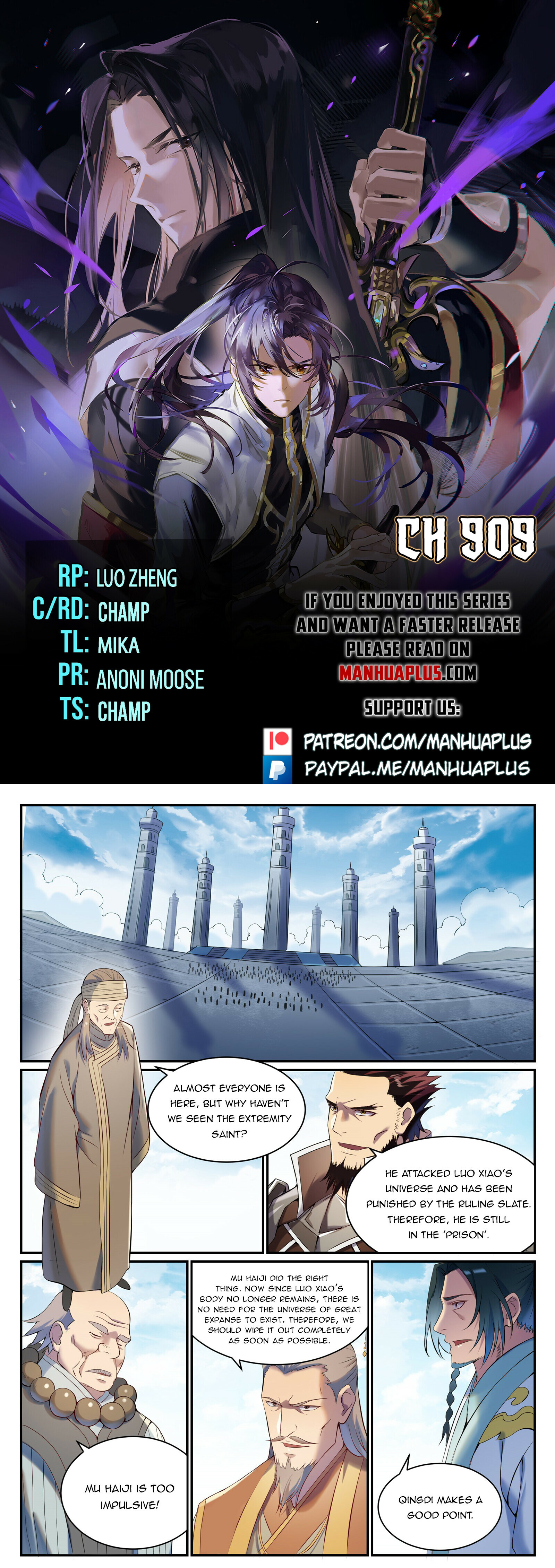 Apotheosis Chapter 909 - 1
