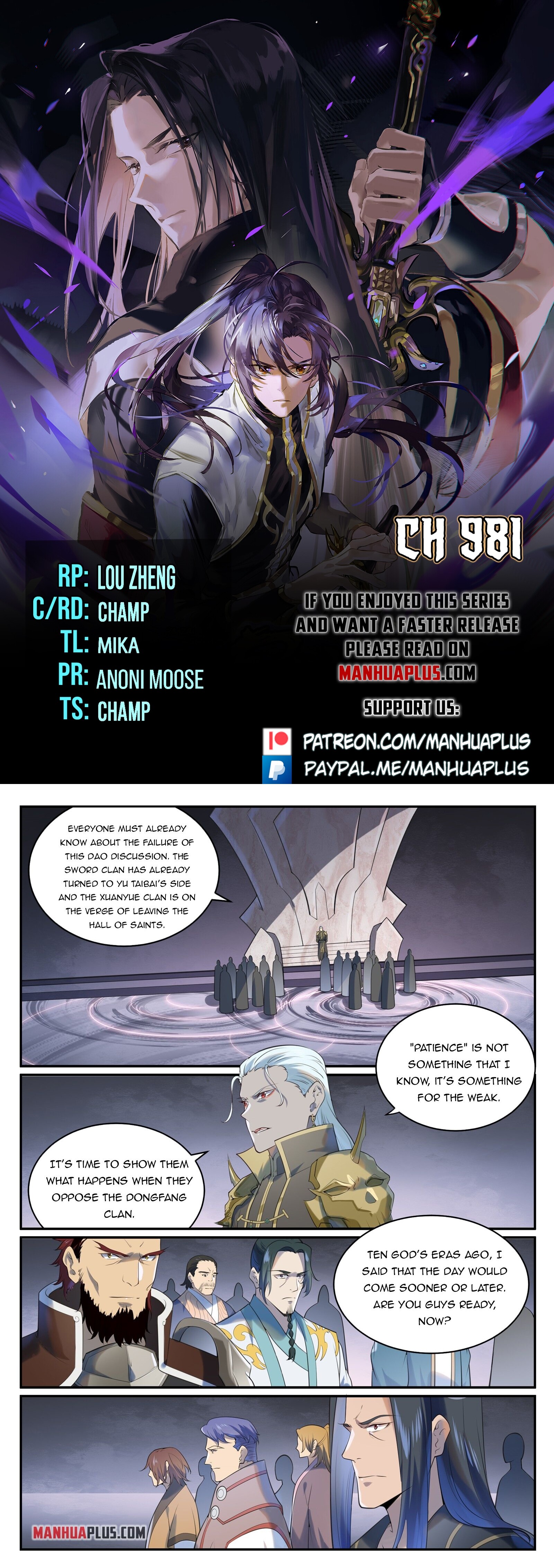 Apotheosis Chapter 981 - 1