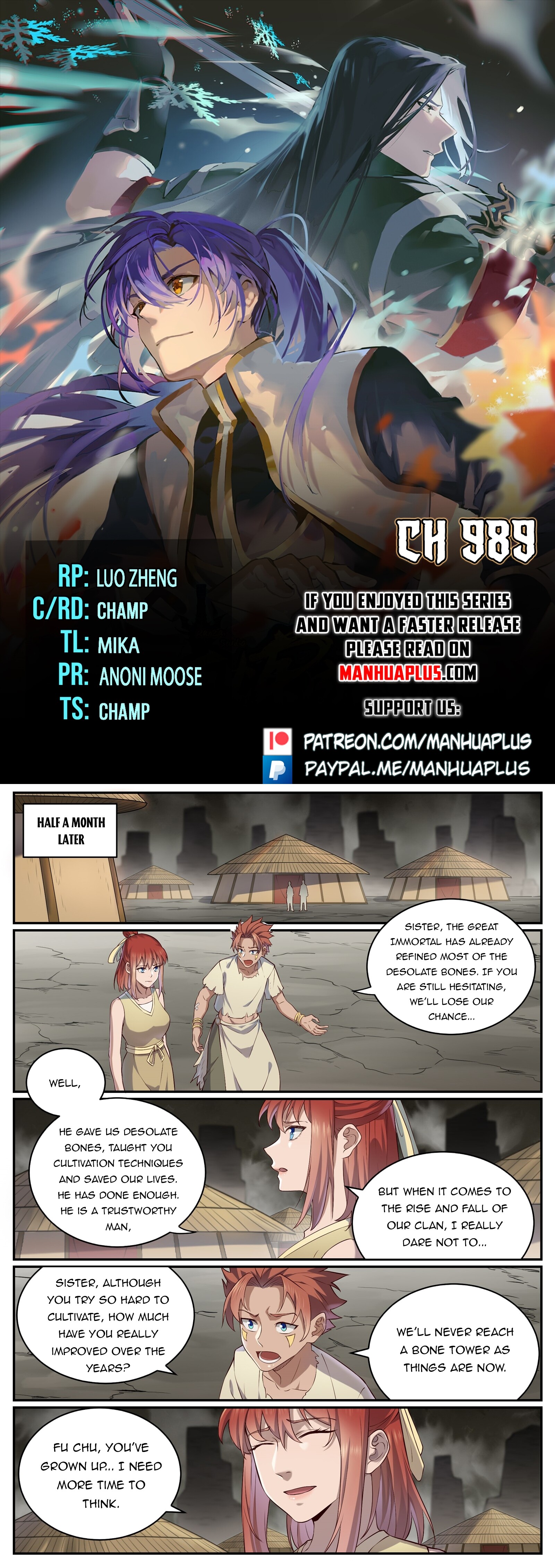 Apotheosis Chapter 989 - 1