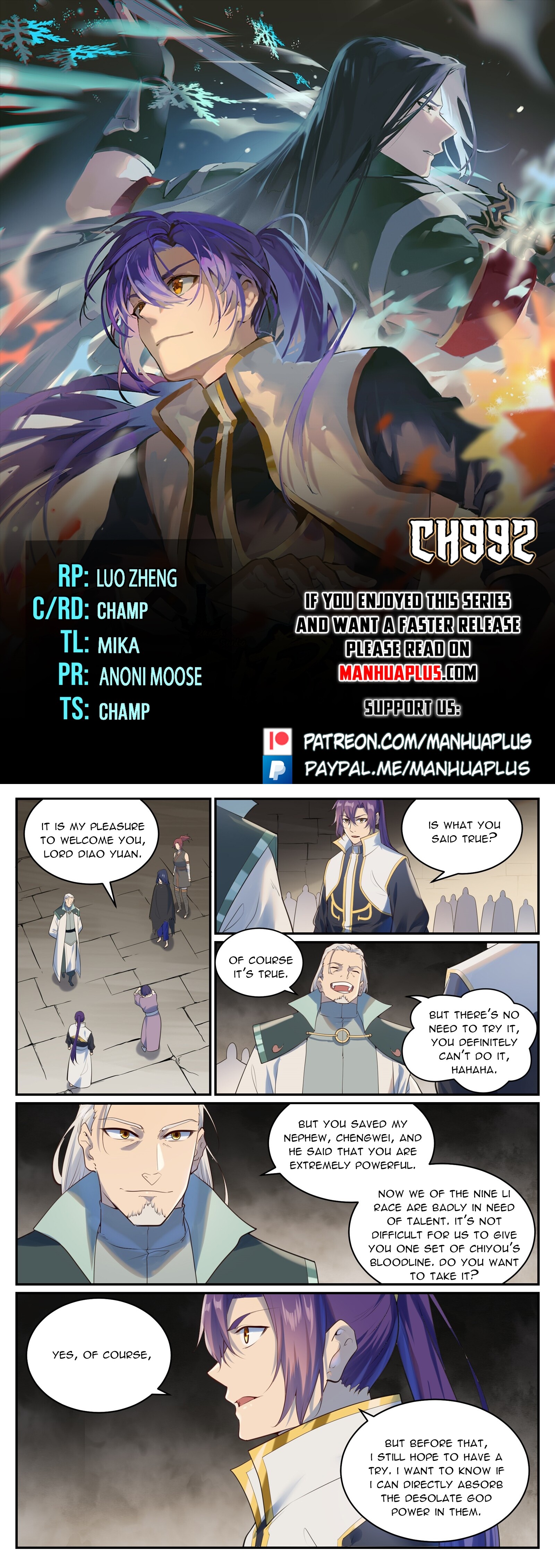Apotheosis Chapter 992 - 1