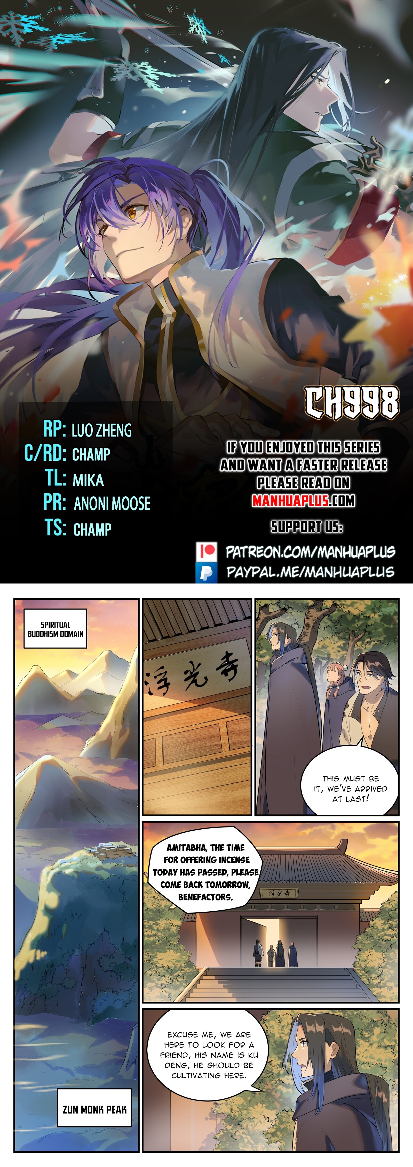 Apotheosis Chapter 998 - 1