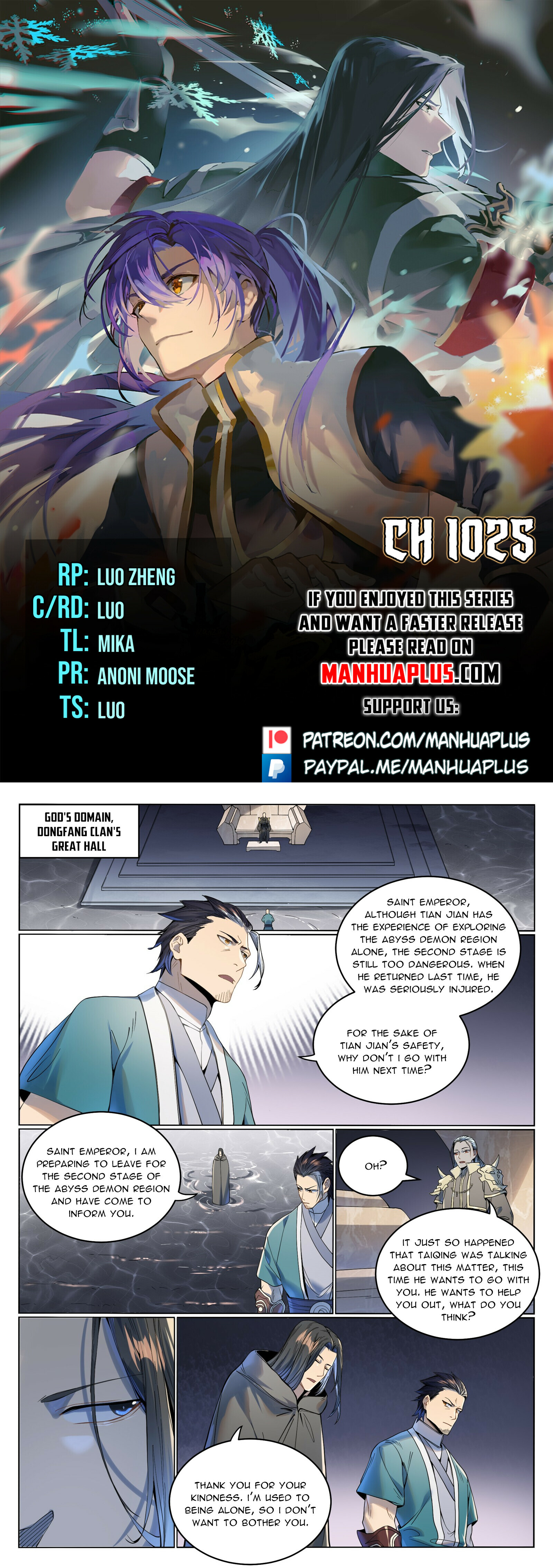 Apotheosis Chapter 1025 - 1